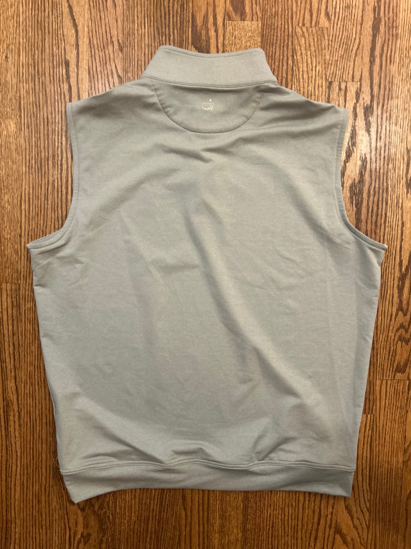 Men’s Large Gray Masters Peter Millar Performance Quarter Zip Golf Vest