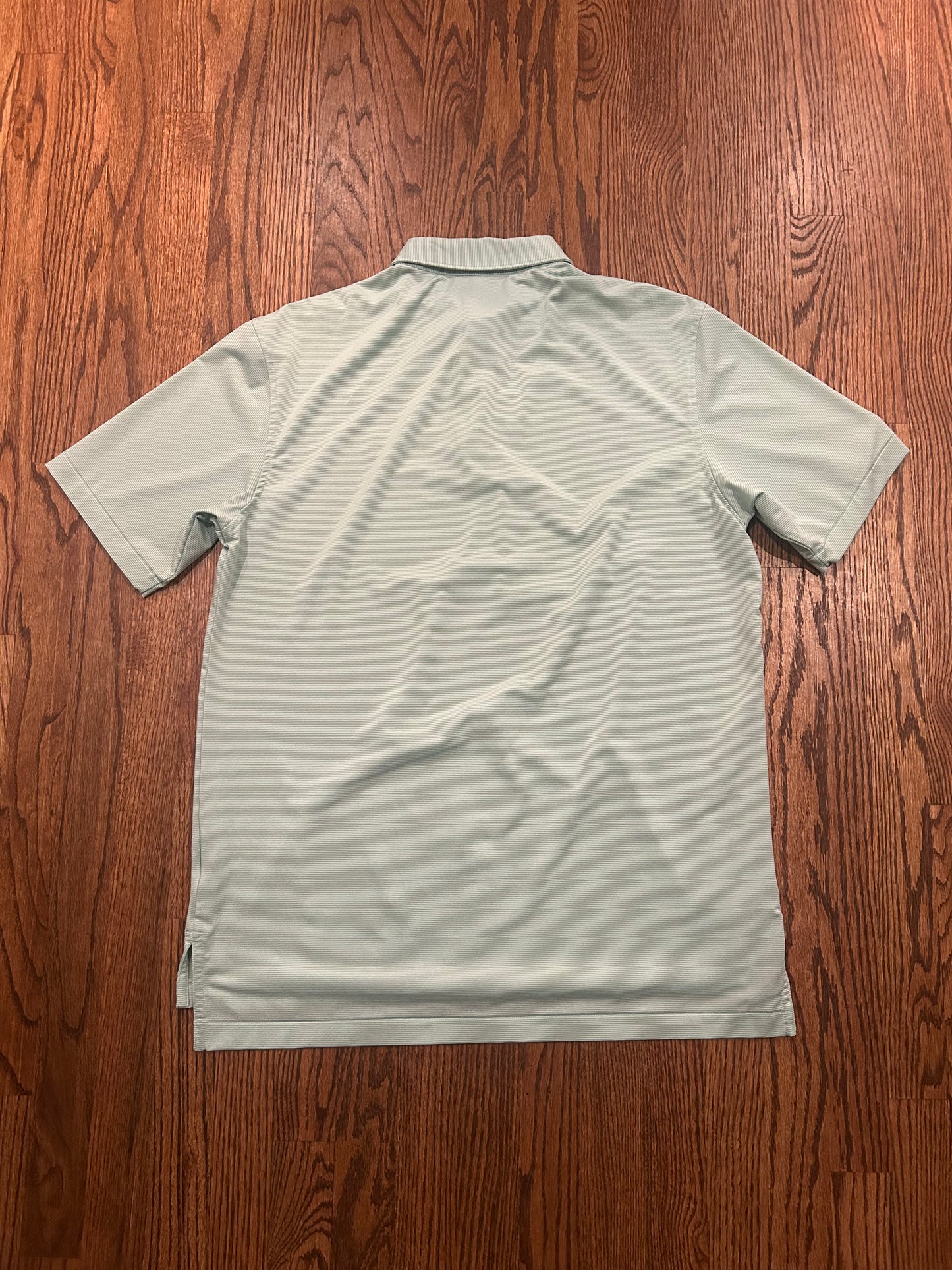 Men’s Medium Masters Peter Millar Light Green Performance Polo Golf Shirt