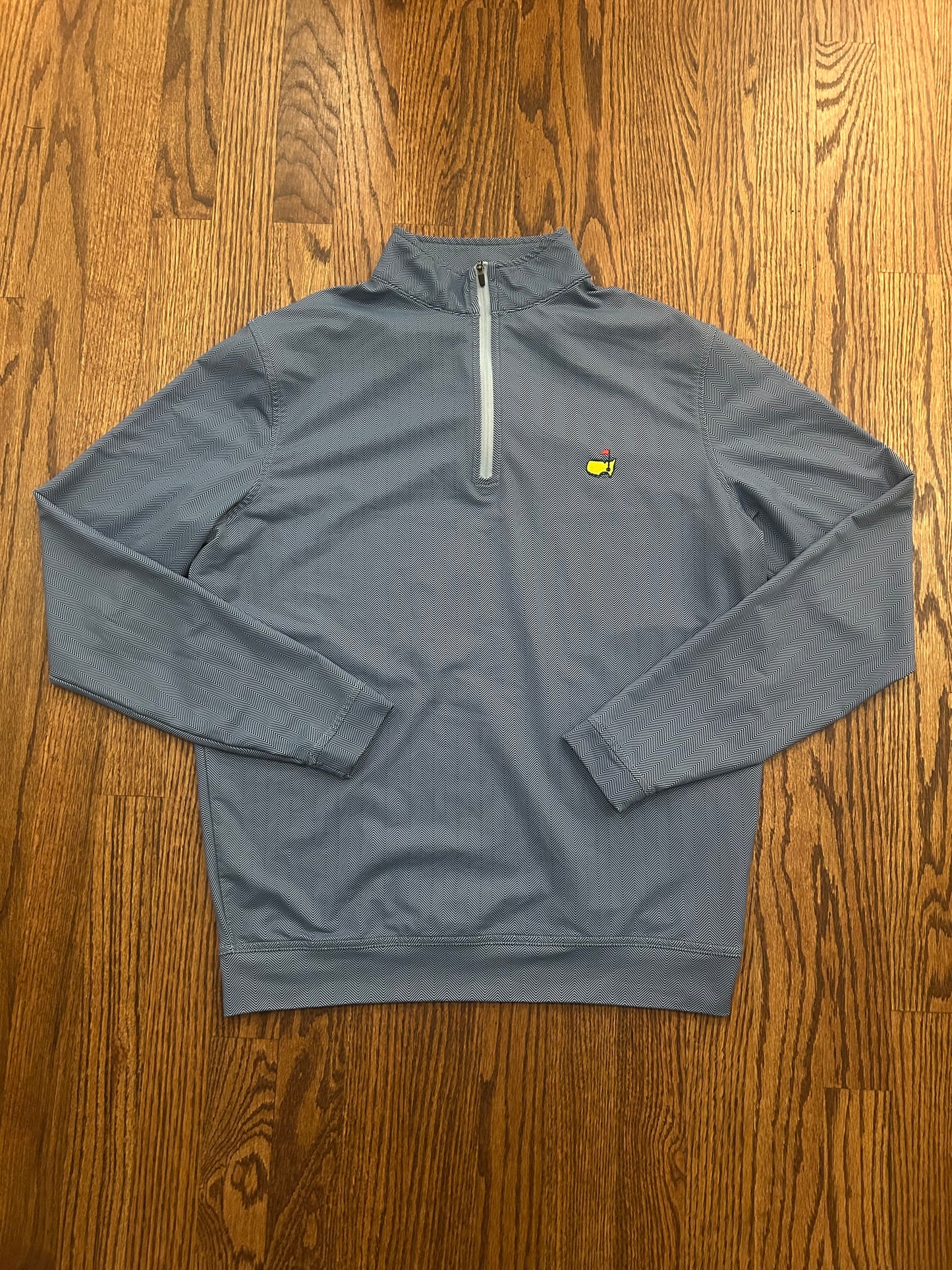 Men’s Small Masters Peter Millar Blue Quarter Zip Augusta National