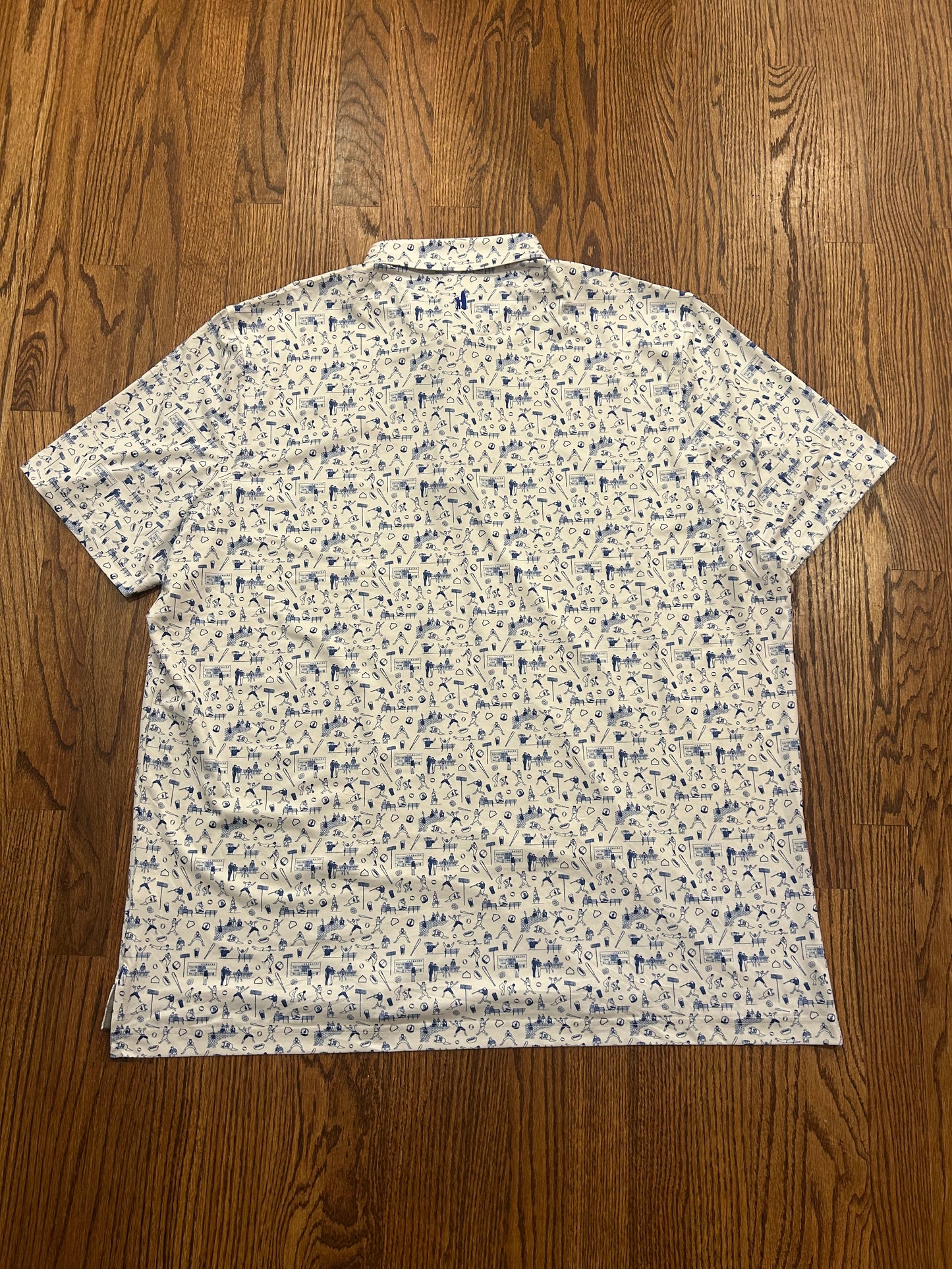 Men’s XXL Johnnie-O Atlanta Braves Graphic Polo