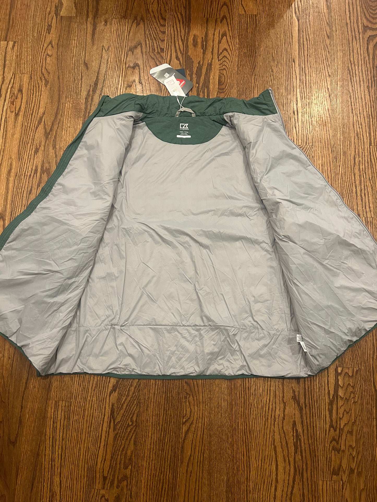 Men’s 3XL Cutter & Buck Michigan State Spartans Puffer Vest