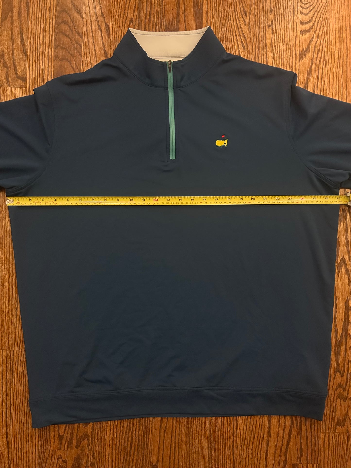 Men’s 2XL Masters Peter Millar Navy Blue Quarter Zip Augusta National