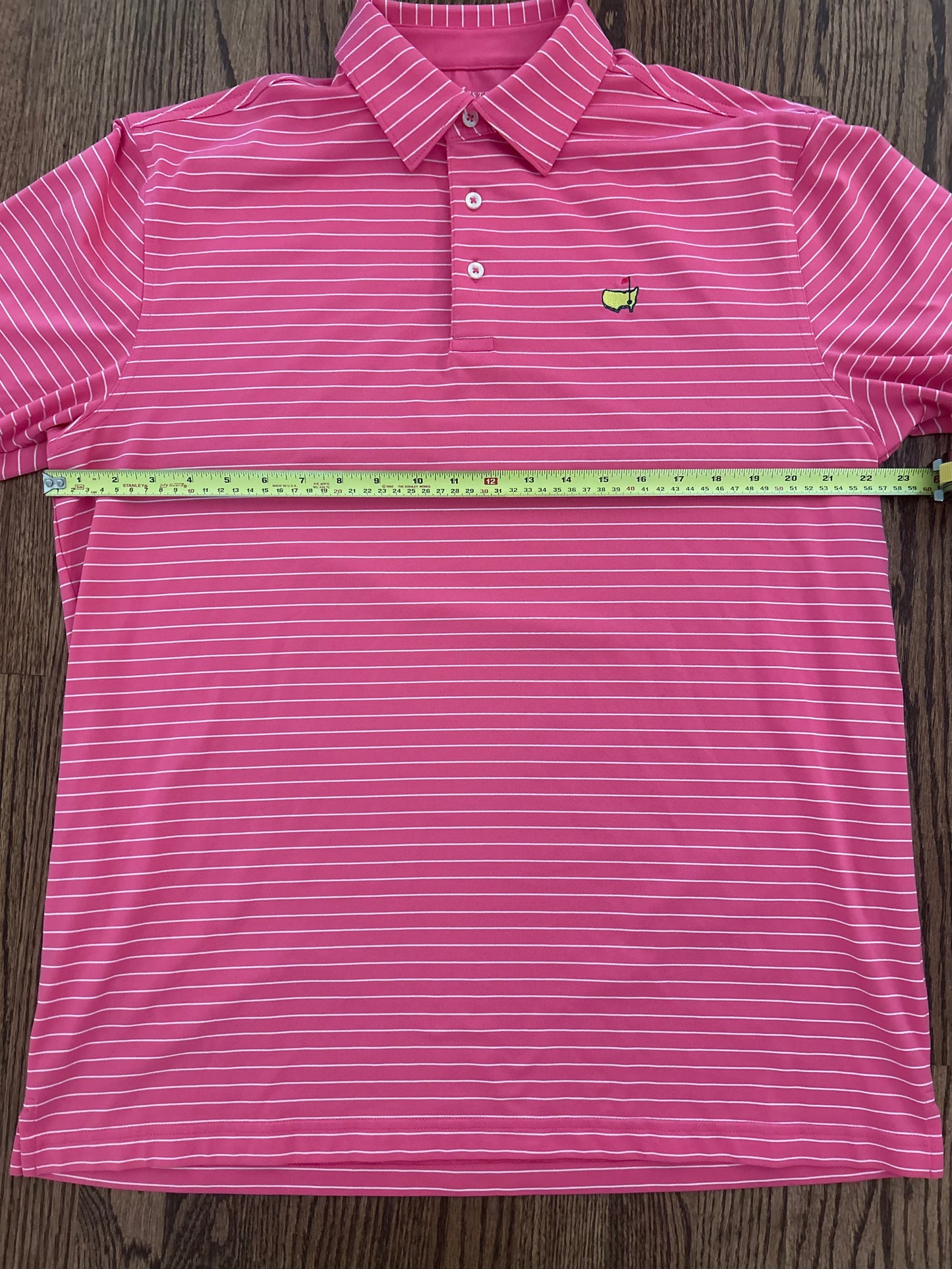 Men’s Large Masters Tech Pink Polo