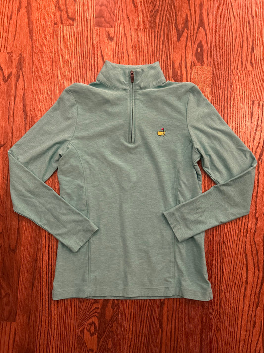 Women’s Small Teal Masters Peter Millar Quarter Zip