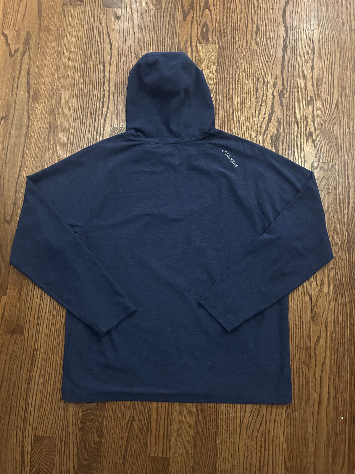 Men’s Large Masters Tech Navy Performance Golf Pullover Hoodie