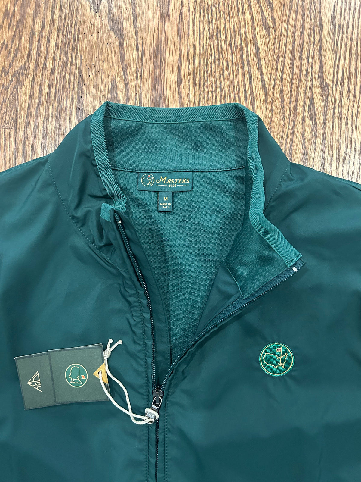 Masters 1934 Berckmans Place Men’s Medium Green Full Zip Vest Augusta National