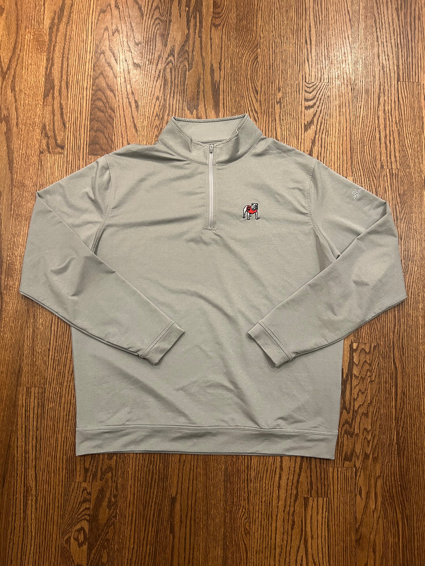 Men’s XL Peter Millar UGA Georgia Bulldogs Sea Island Golf Quarter Zip