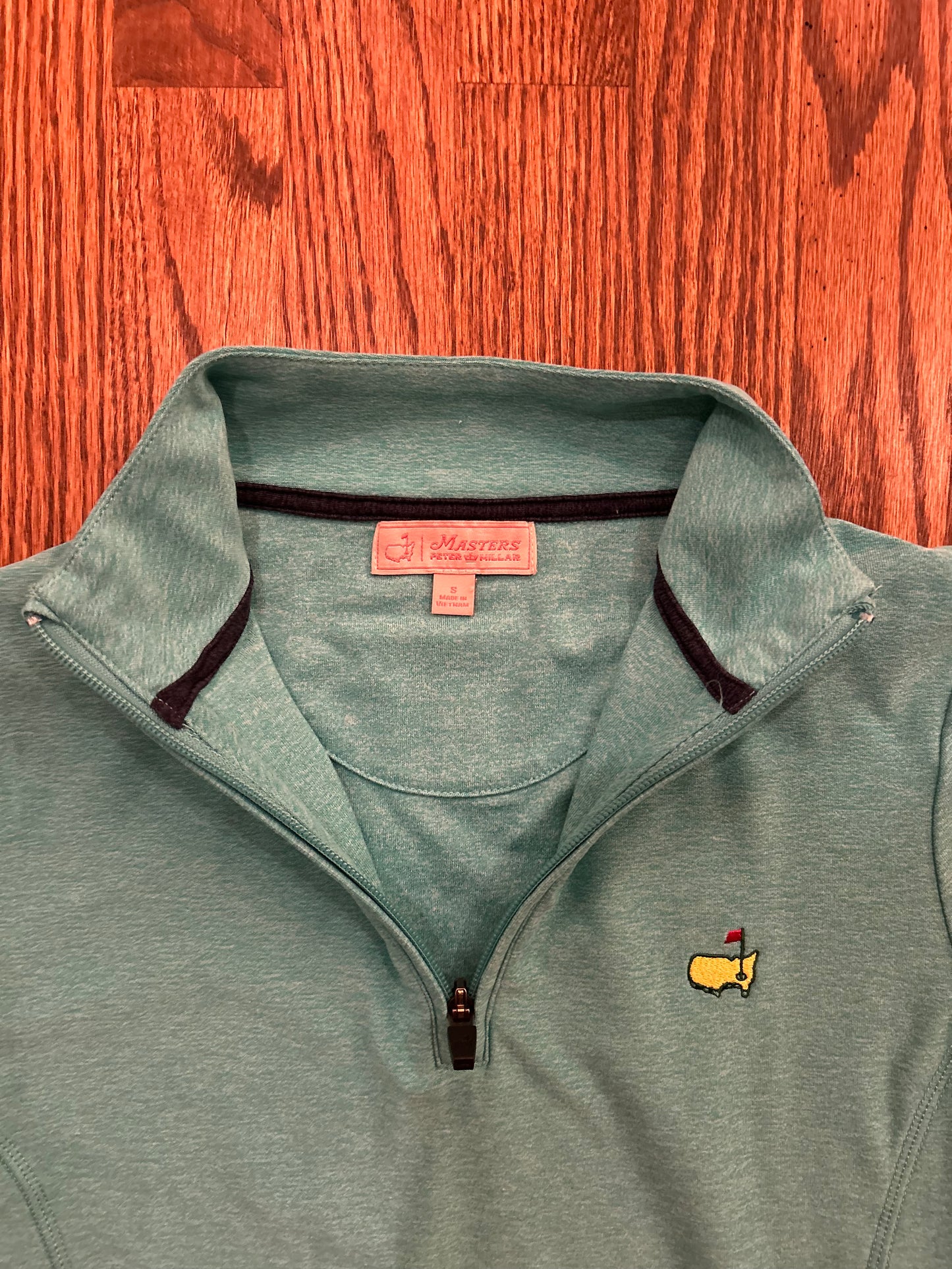 Women’s Small Teal Masters Peter Millar Quarter Zip