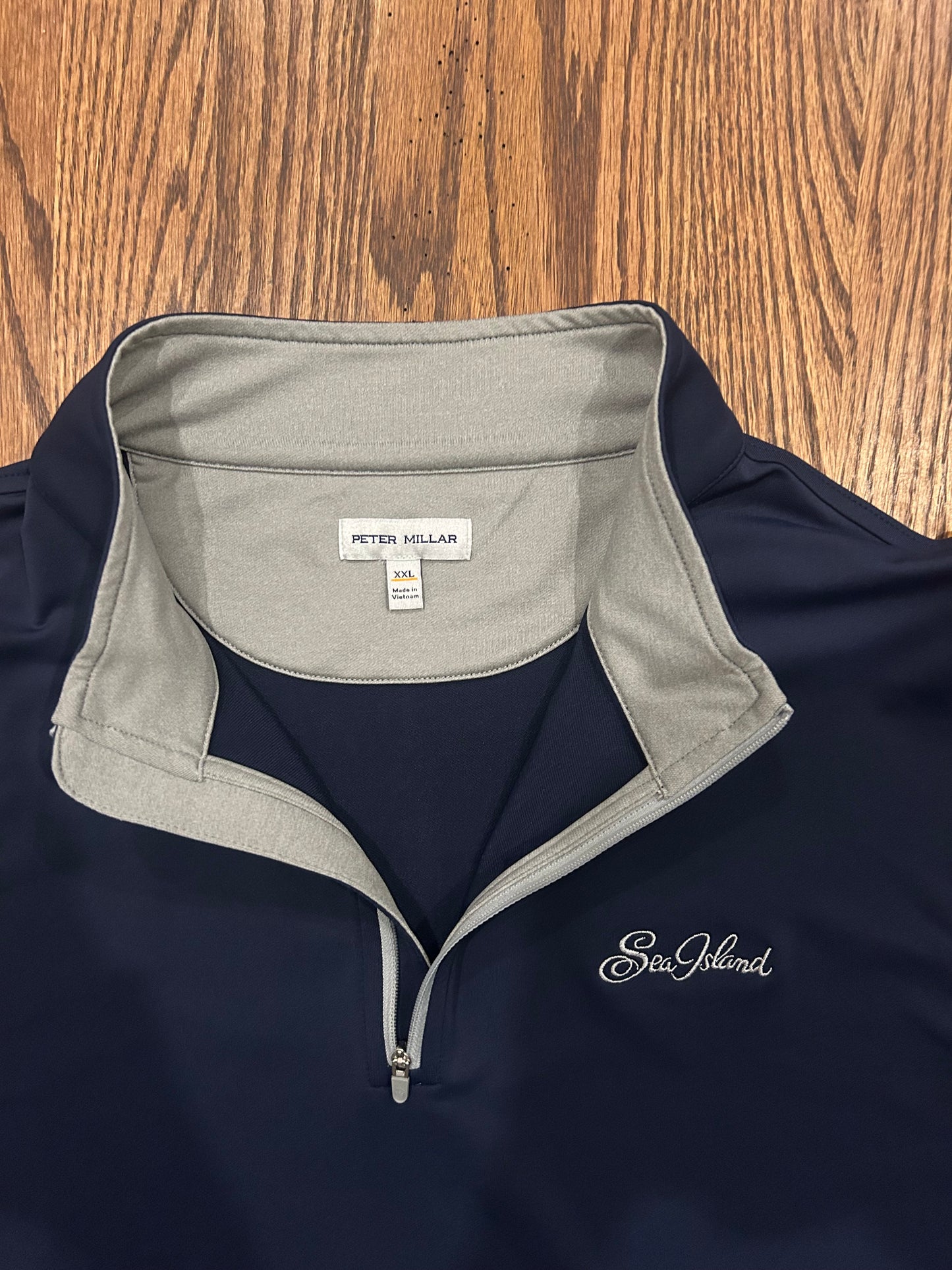 Men’s 2XL Peter Millar Sea Island Quarter Zip Vest