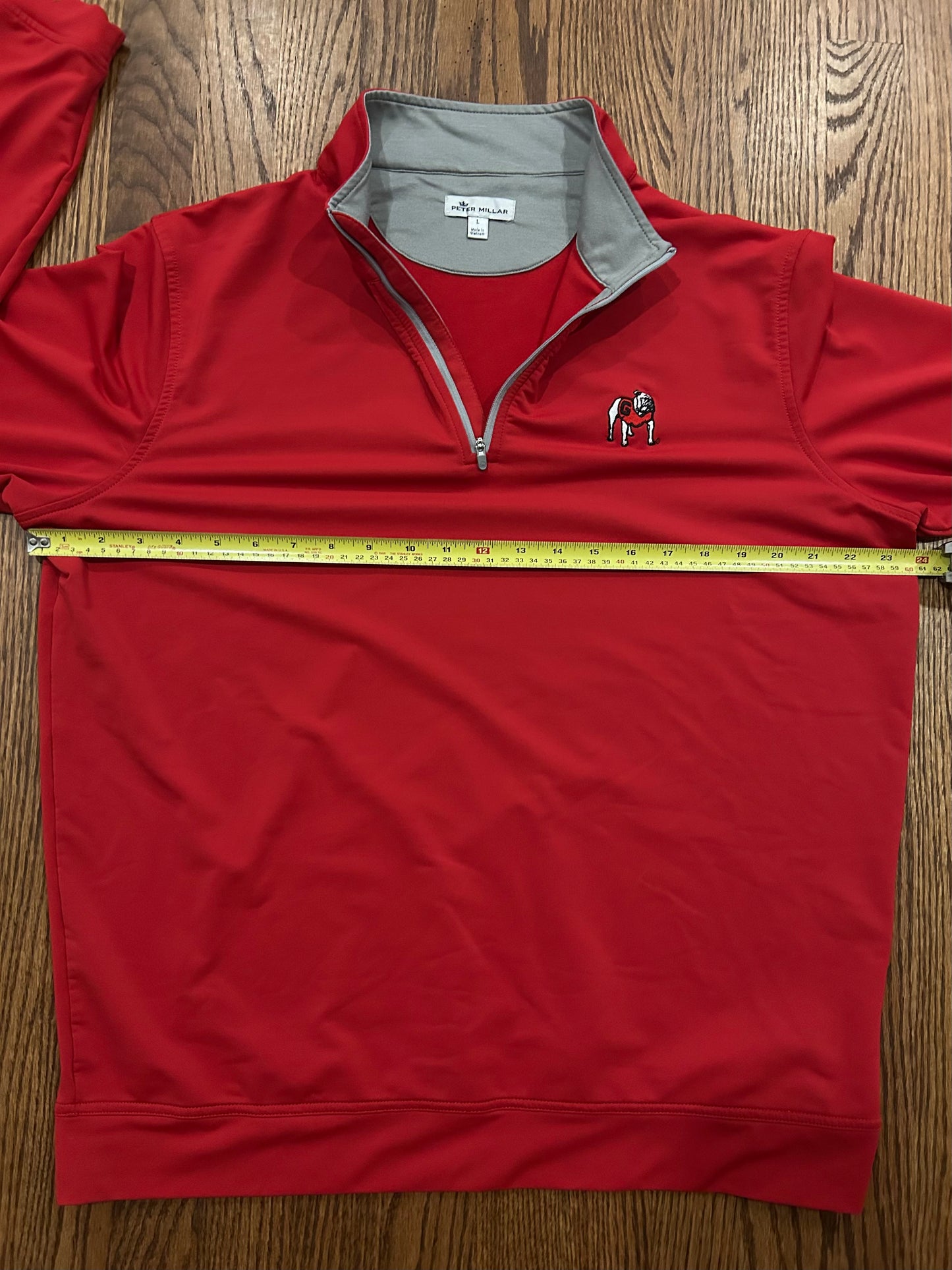 Men’s Large Peter Millar Georgia Bulldogs Quarter Zip