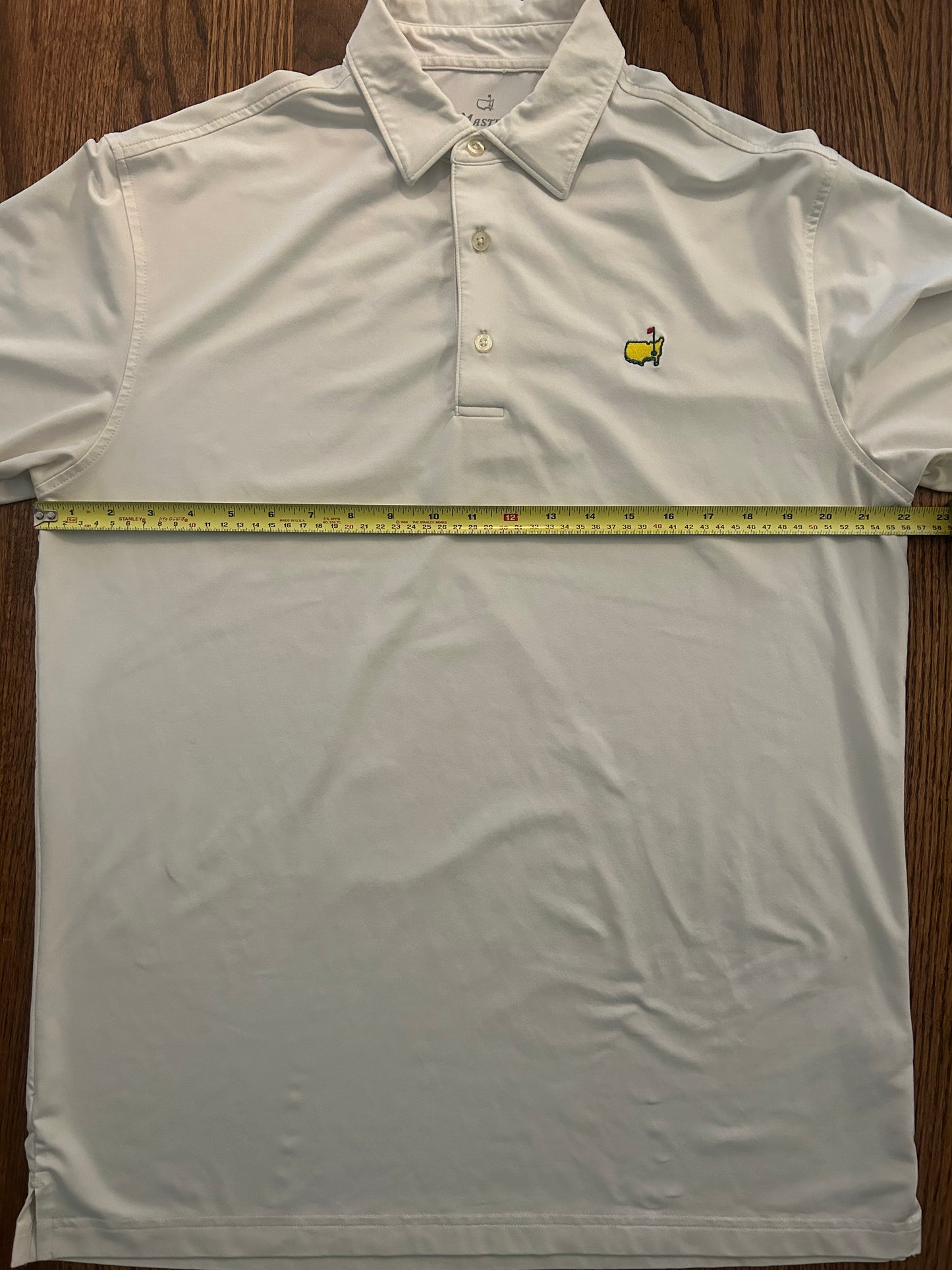 Men’s Medium Masters Tech White Polo