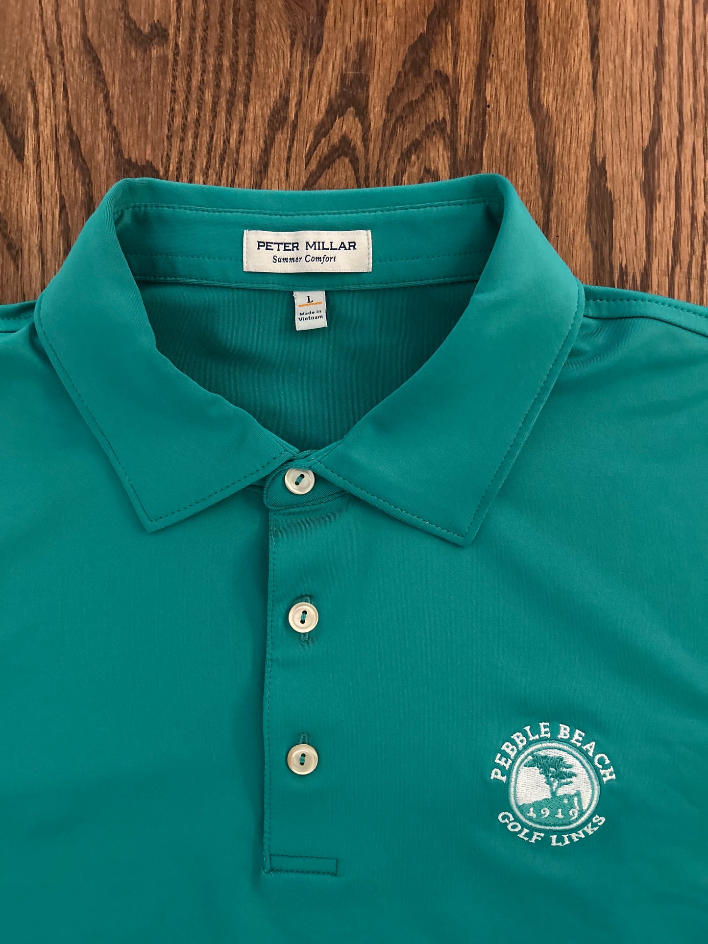 Men’s Large Peter Millar Pebble Beach Polo
