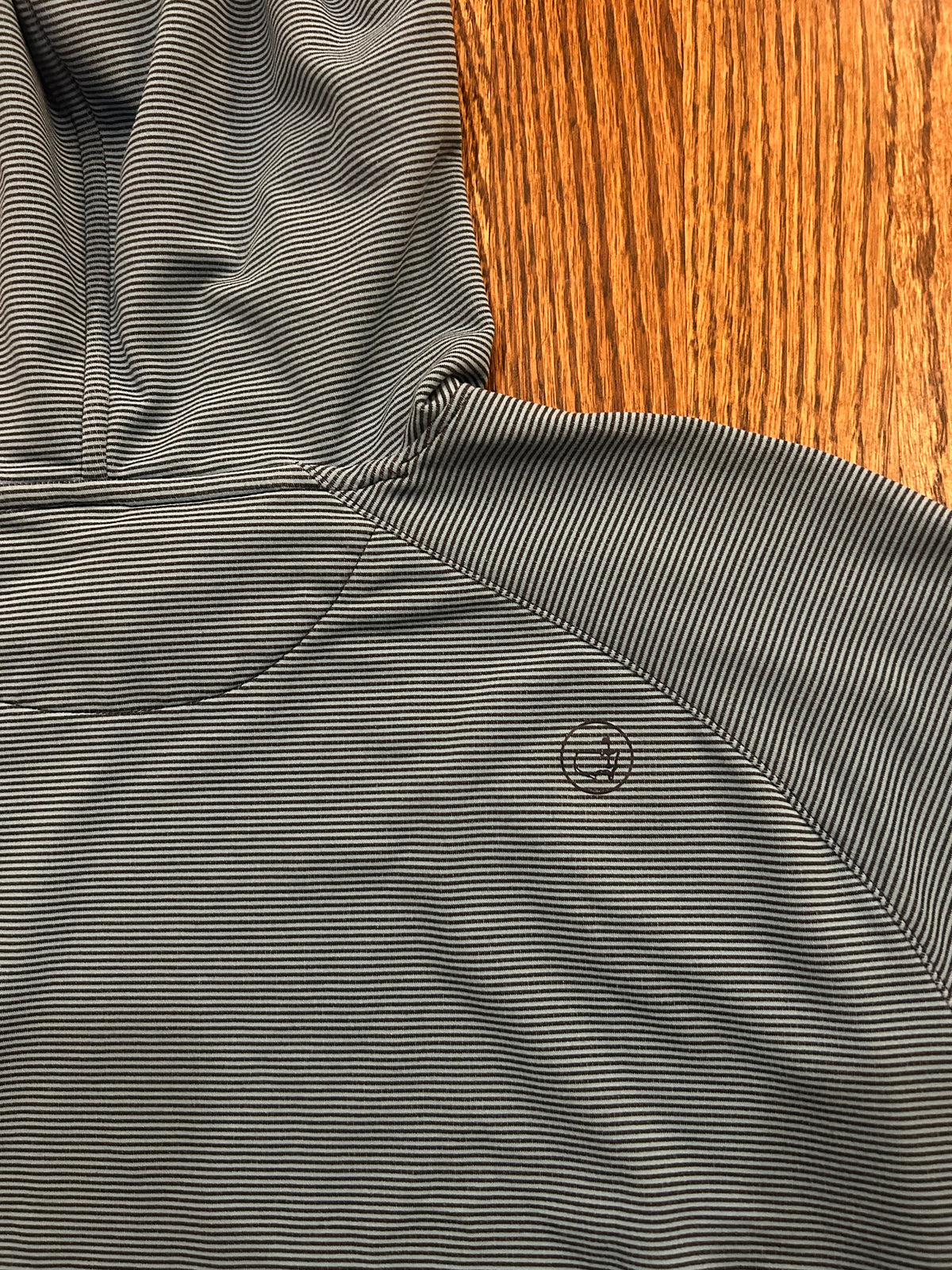Masters Peter Millar Hoodie XL Blue Striped Pullover Augusta National Golf