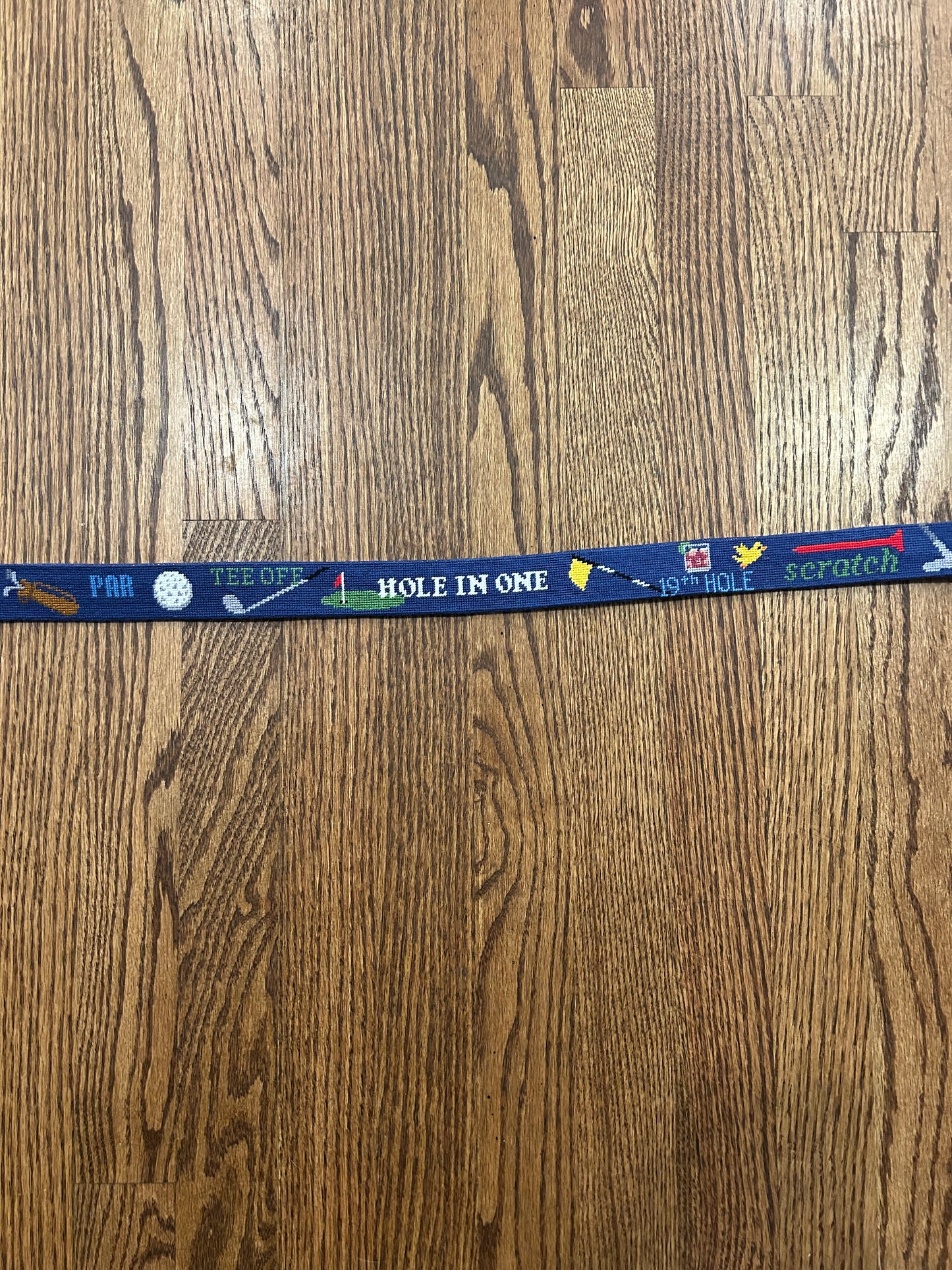 Men’s Size 38 Smathers & Branson Graphic Golf Belt