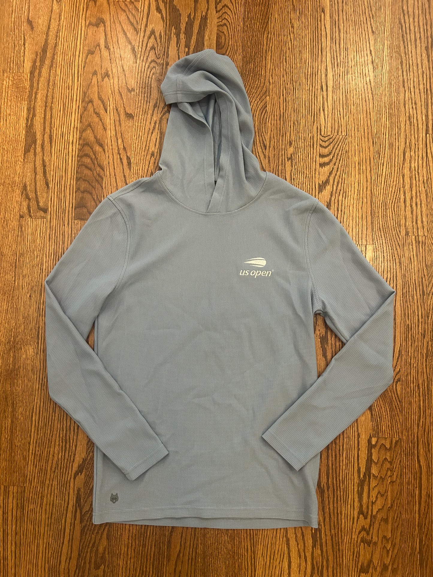 Men’s Small Greyson US Open Tennis Performance Golf Hoodie Light Blue
