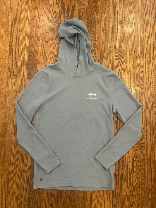 Men’s Small Greyson US Open Tennis Performance Golf Hoodie Light Blue