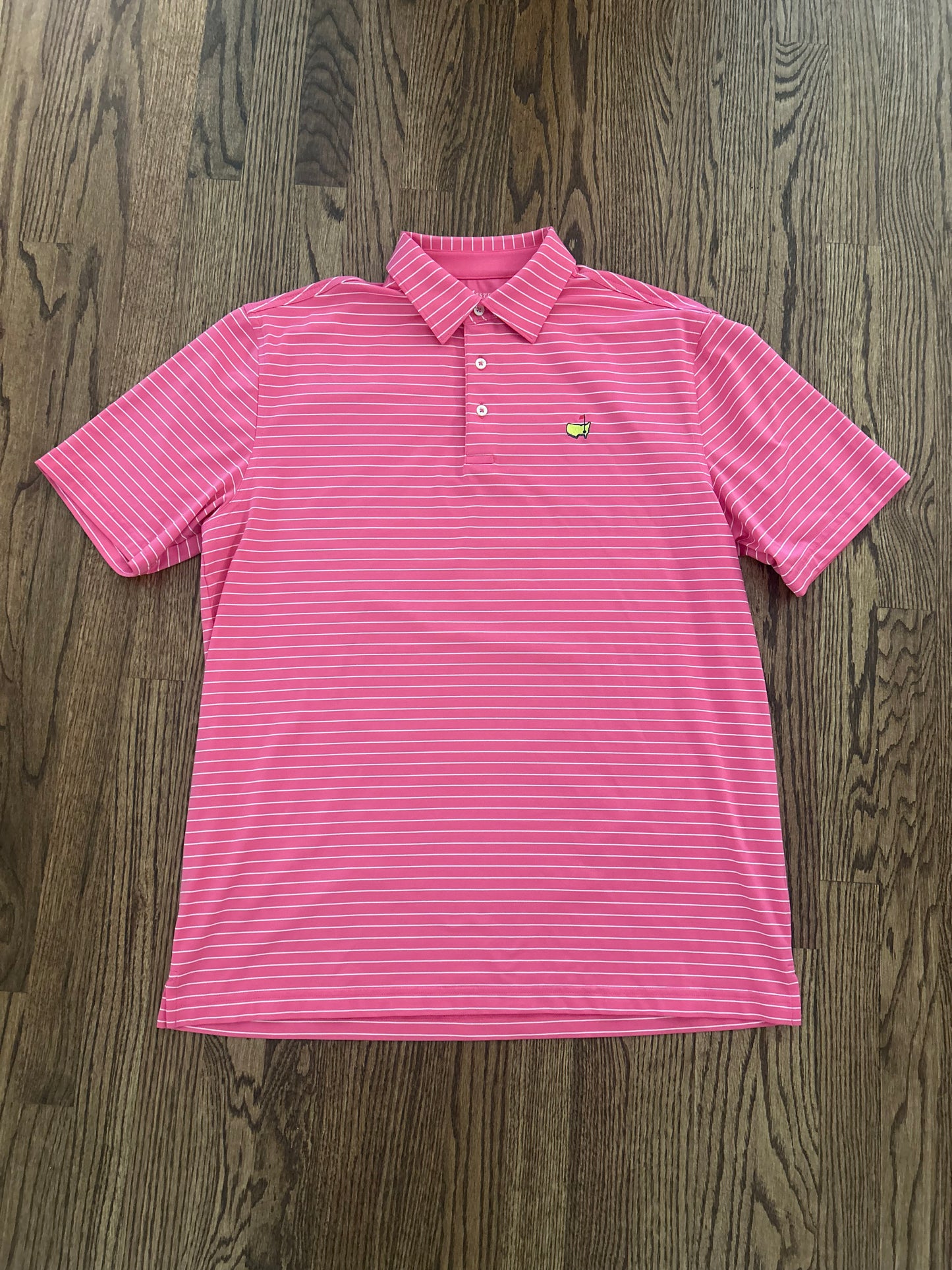 Men’s Large Masters Tech Pink Polo
