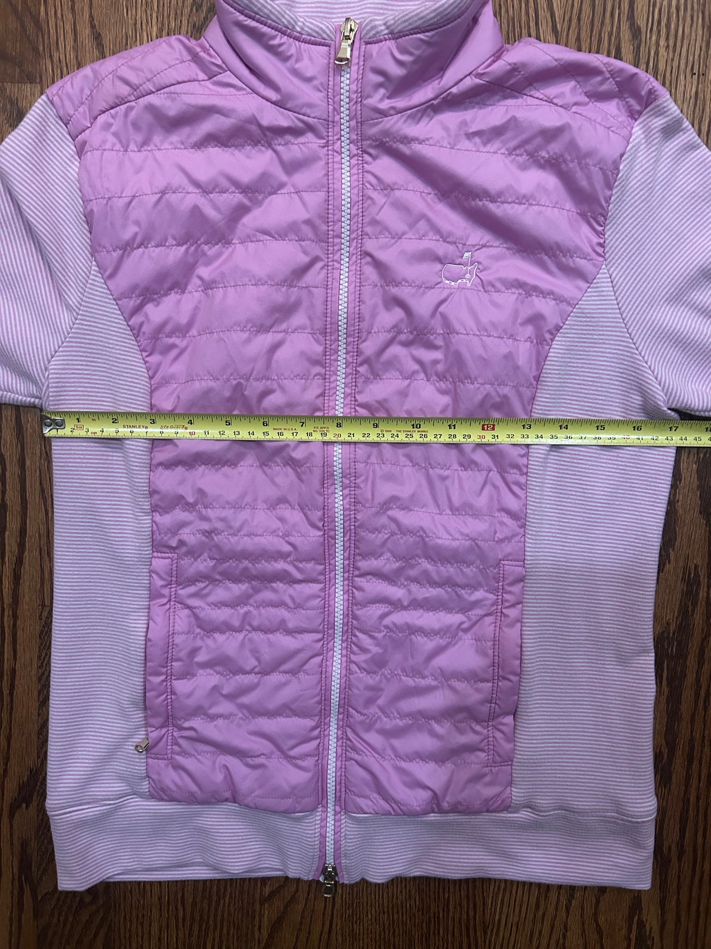 Women’s Medium Masters Fairway & Greene Pink Full Zip Jacket Golf