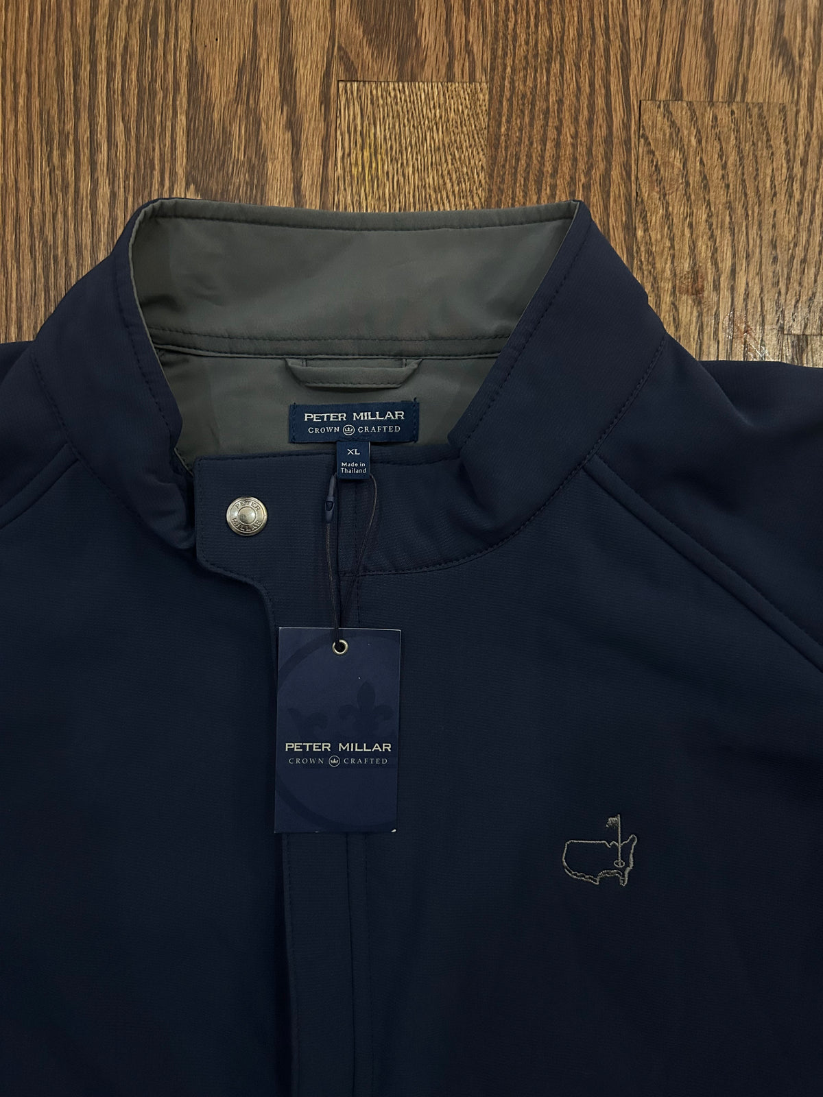 Mens XL Masters Peter Millar Crown Crafted Full Zip Jacket Augusta National