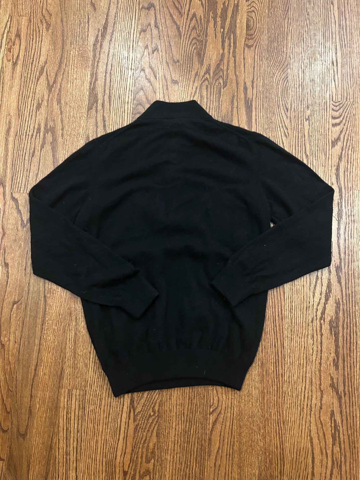 Men’s Medium Masters Clubhouse Collection 100% Cashmere Quarter Zip Sweater
