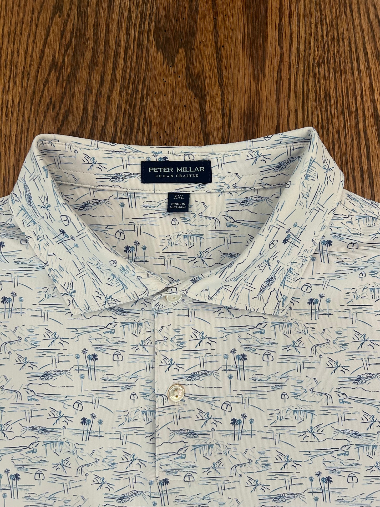 Men’s 2XL Peter Millar Crown Crafted Performance Golf Polo
