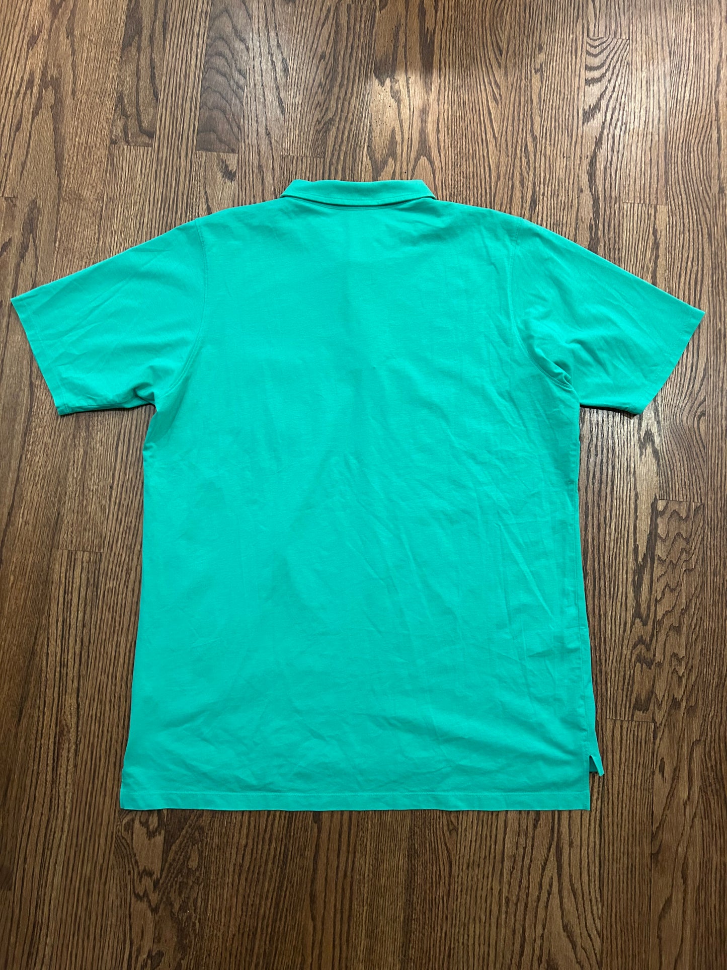Men’s Medium Masters B Draddy Green Pima Cotton Golf Polo