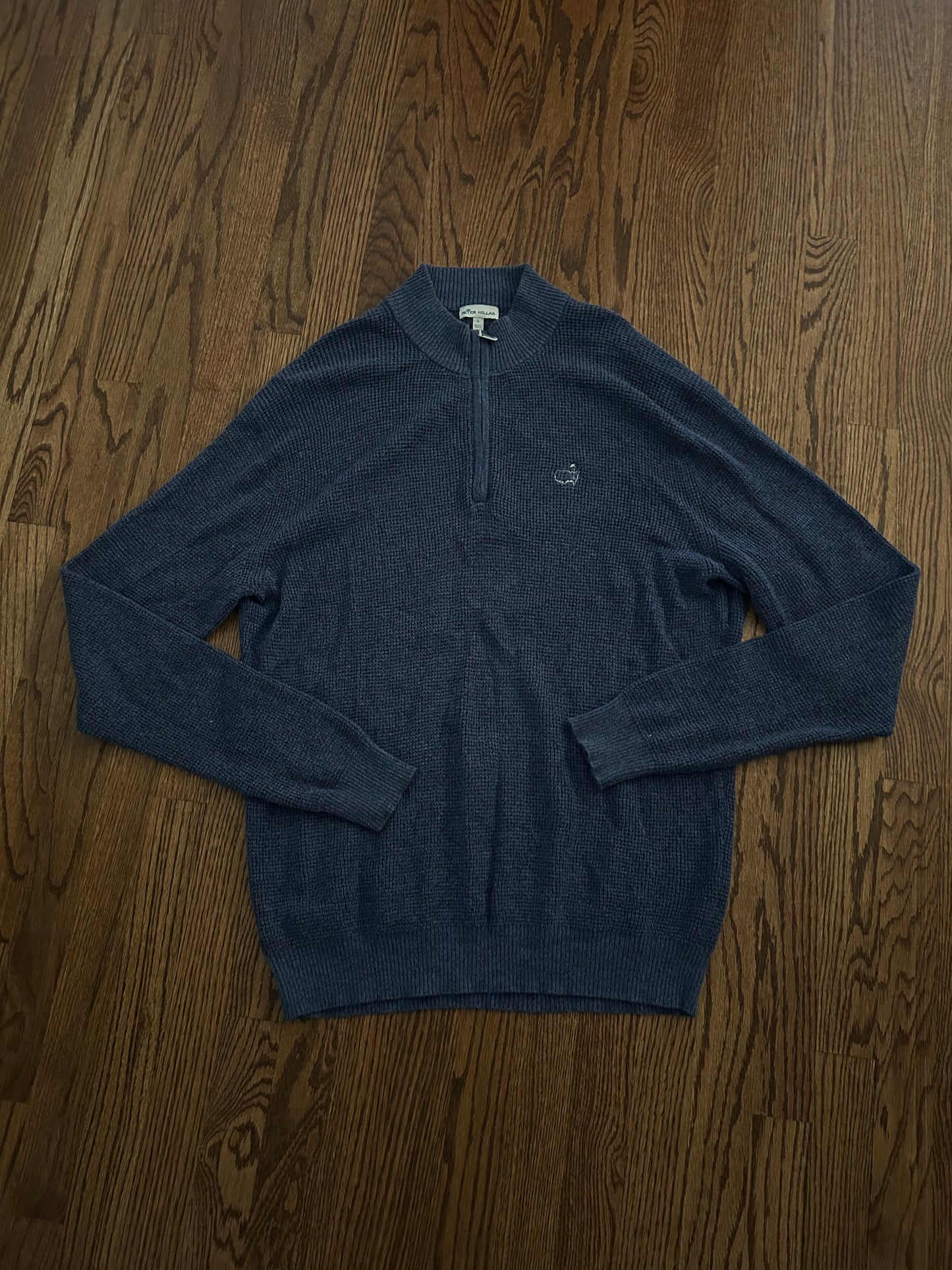 Men’s Large Masters Peter Millar Quarter Zip Sweater