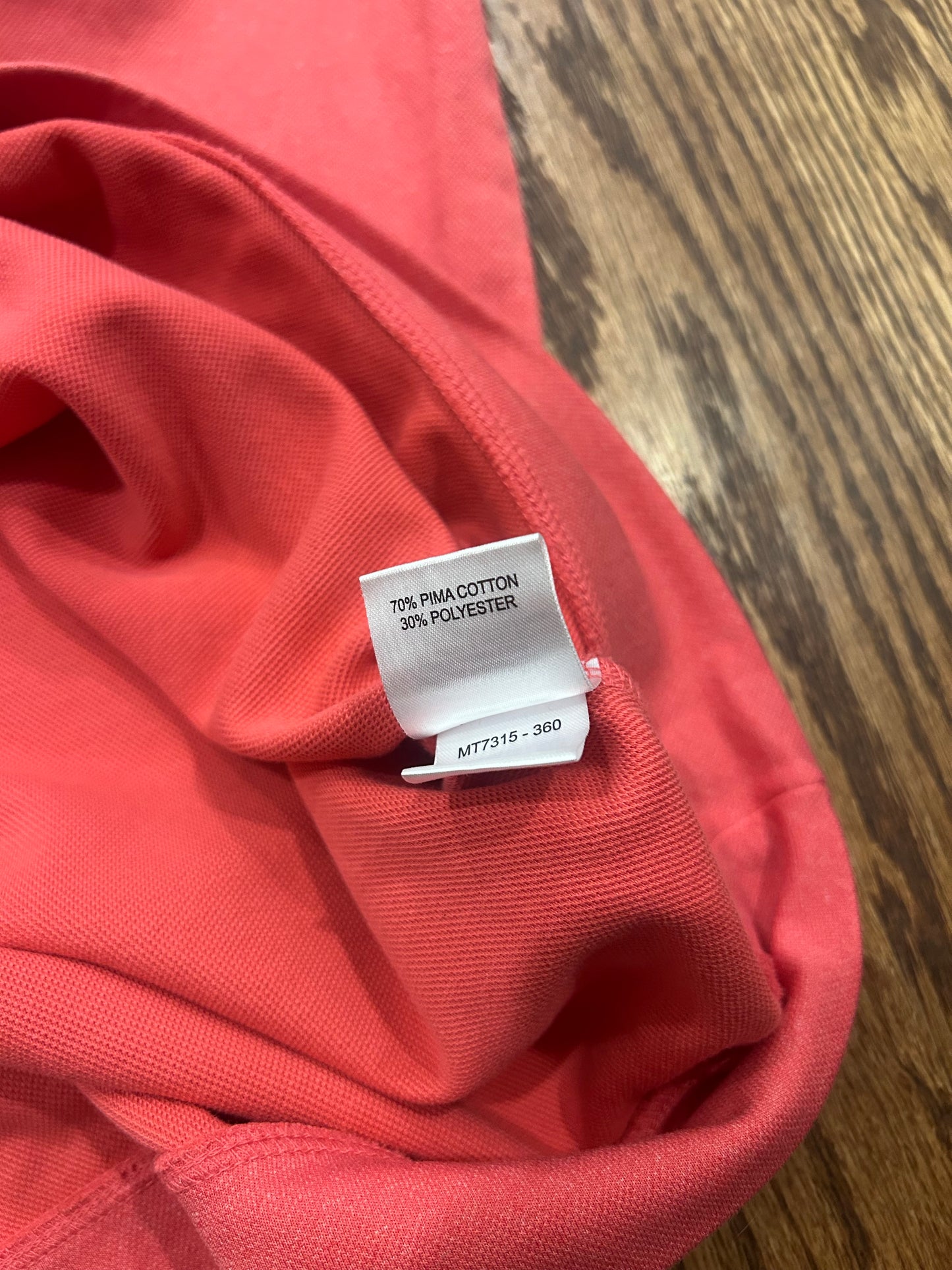 Men’s XL Masters Tech Coral Quarter Zip
