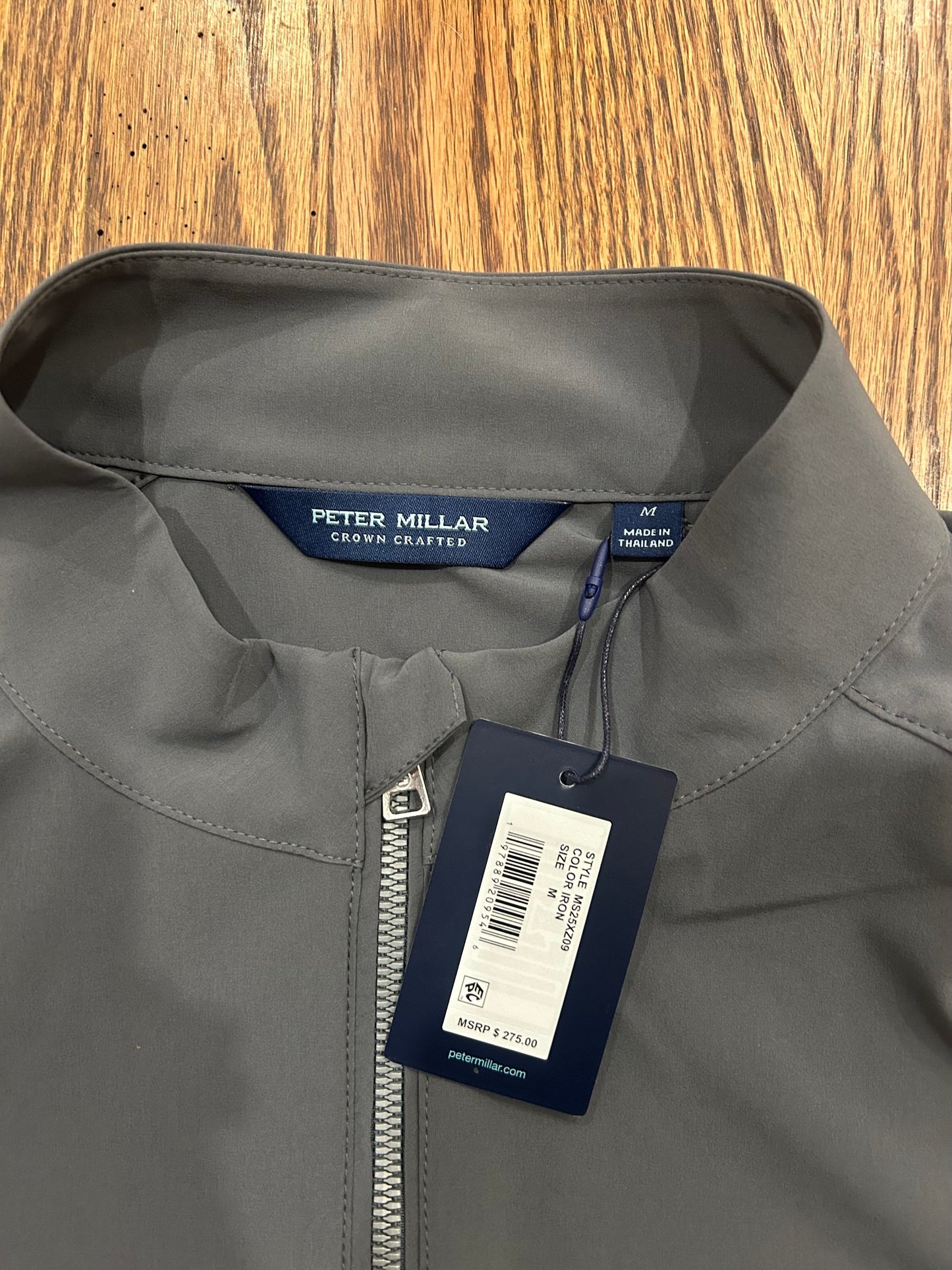 Men’s Medium Peter Millar Full Zip Waterproof Jacket