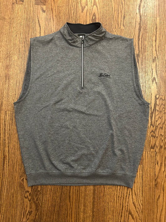 Men’s XL FootJoy Sea Island Gray Quarter Zip Golf Vest