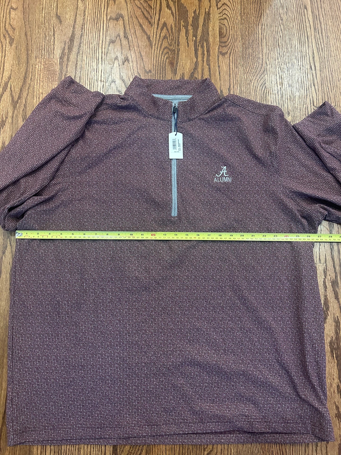 Men’s 2XL Johnnie-O Alabama Crimson Tide Alumni Quarter Zip