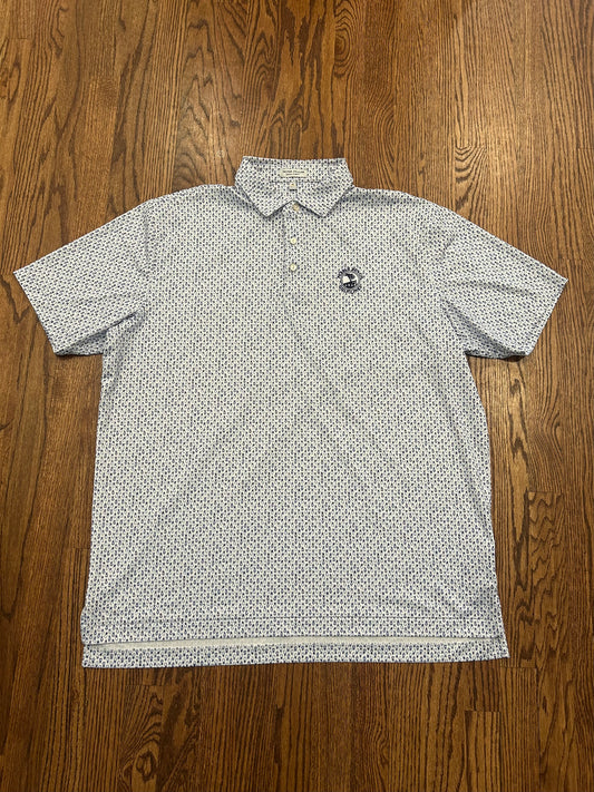 Men’s XL Peter Millar Pebble Beach Skulls & Pineapples Polo
