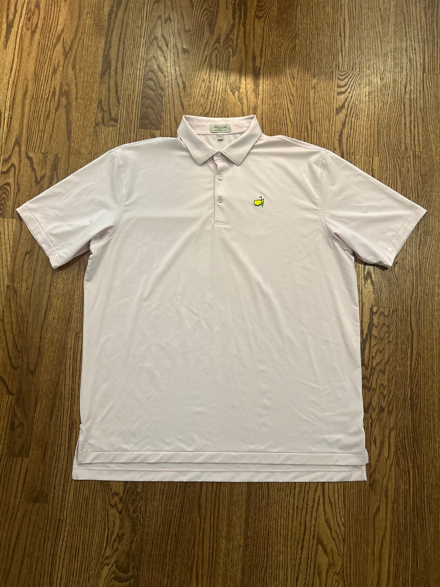 Men’s 2XL Masters Peter Millar Light Pink Performance Golf Polo