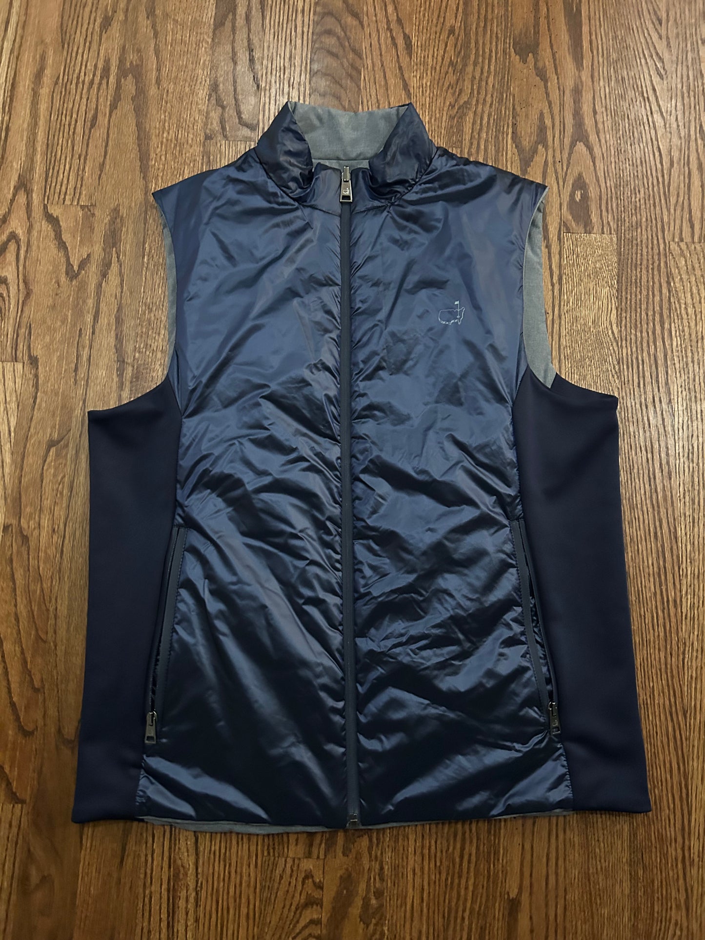 Men’s Large Masters Clubhouse Collection Reversible Golf Vest