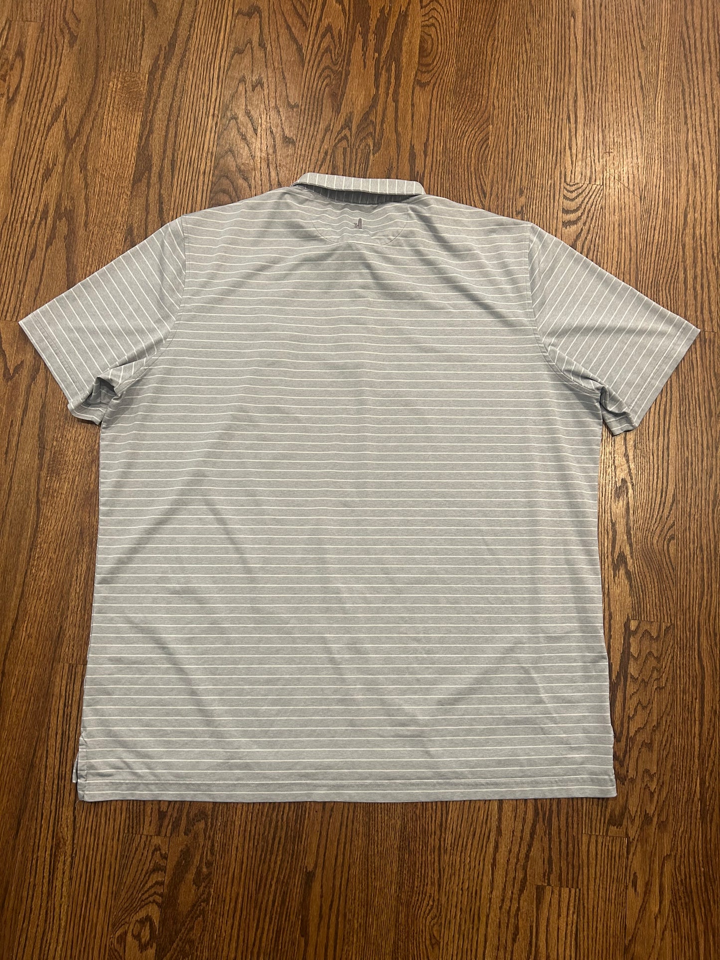 Men’s 2XL Johnnie O Atlanta Braves Performance Golf Polo Gray