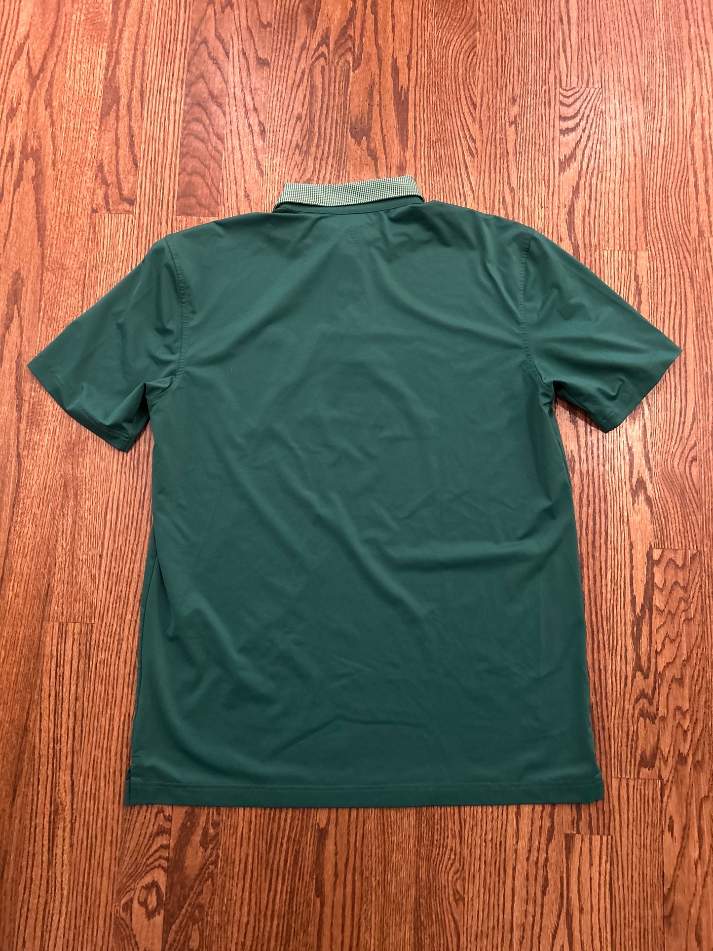 Men’s Medium Masters Tech Green Performance Golf Polo