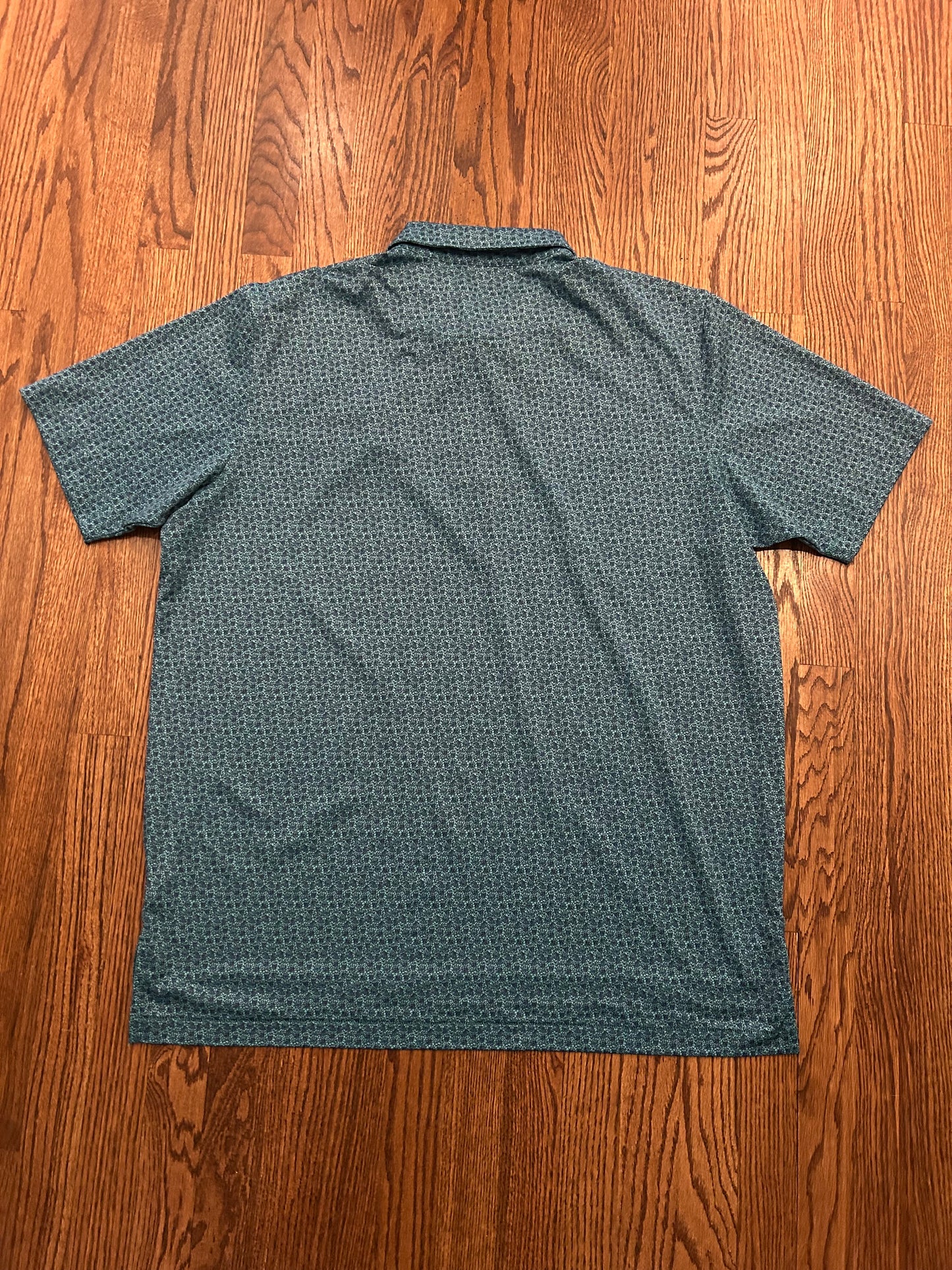 Men’s XL Peter Millar Pebble Beach Golf Links Green Skulls Performance Golf Polo