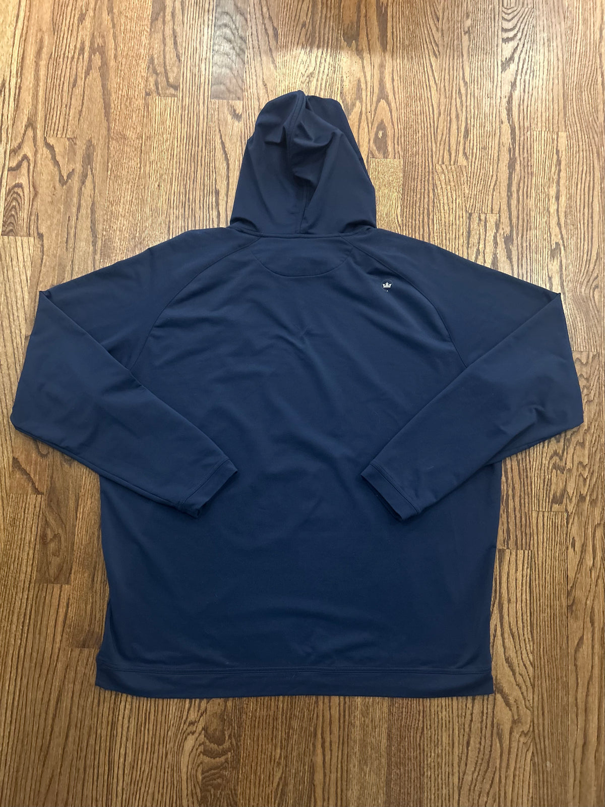Men’s 2XL Peter Millar Masters Navy Blue Performance Golf Hoodie Augusta Angc