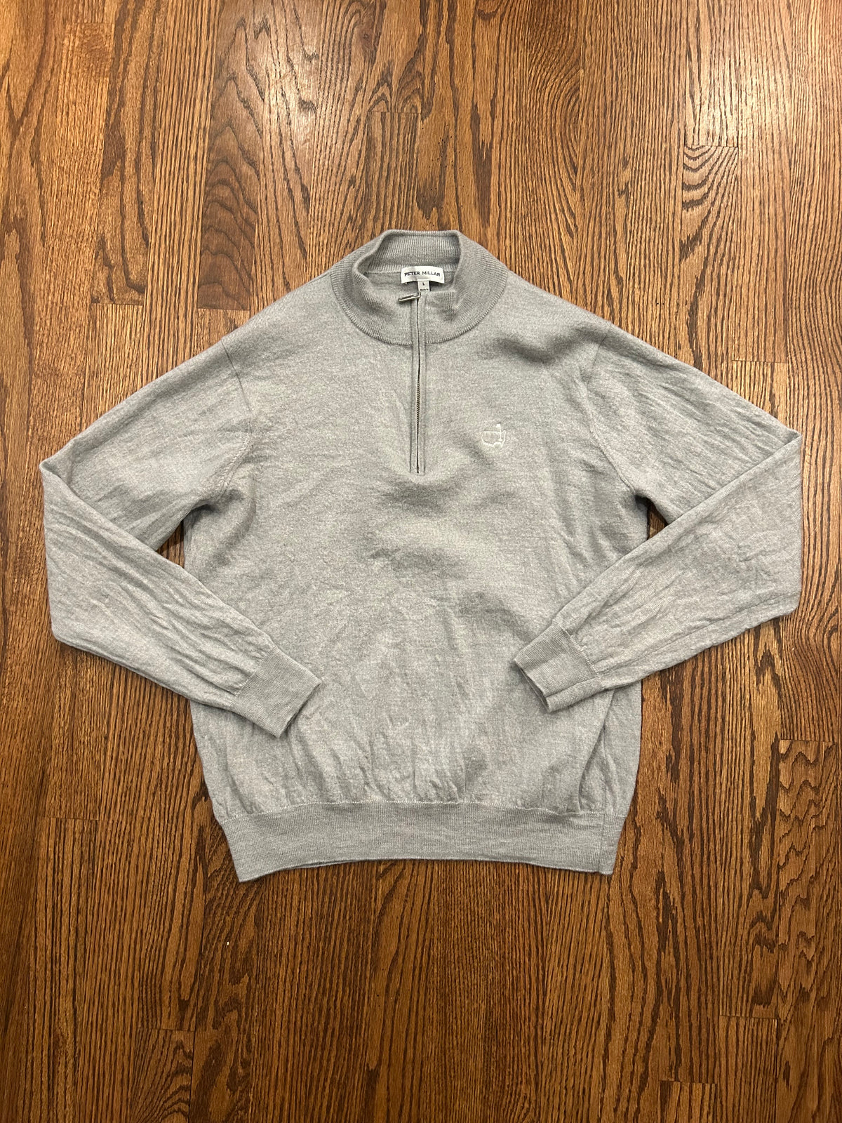 Women’s Large Masters Peter Millar Wool Quarter Zip Berckmans Augusta Members