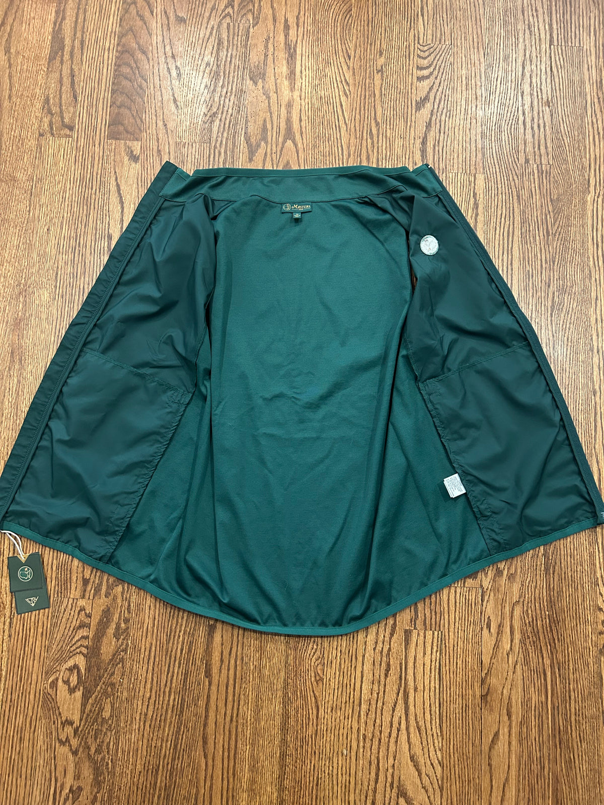 Masters 1934 Berckmans Place Men’s Medium Green Full Zip Vest Augusta National