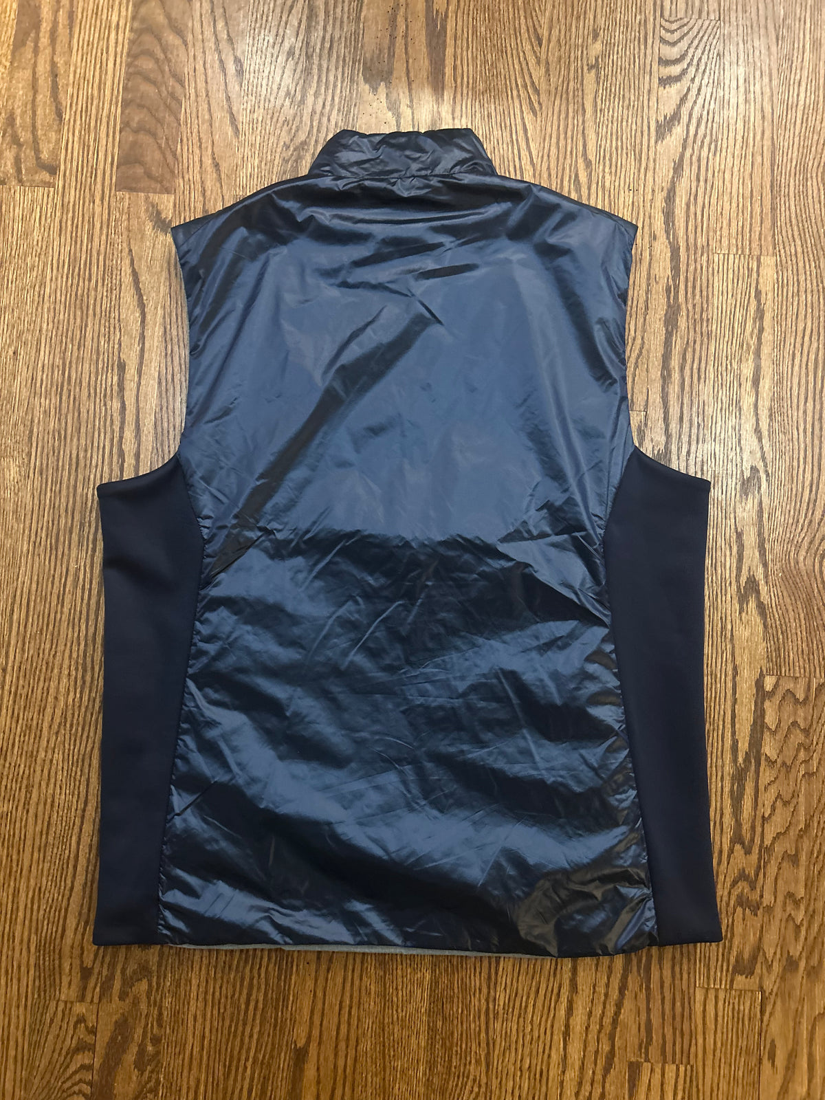 Men’s Large Masters Clubhouse Collection Reversible Vest Navy Gray Golf