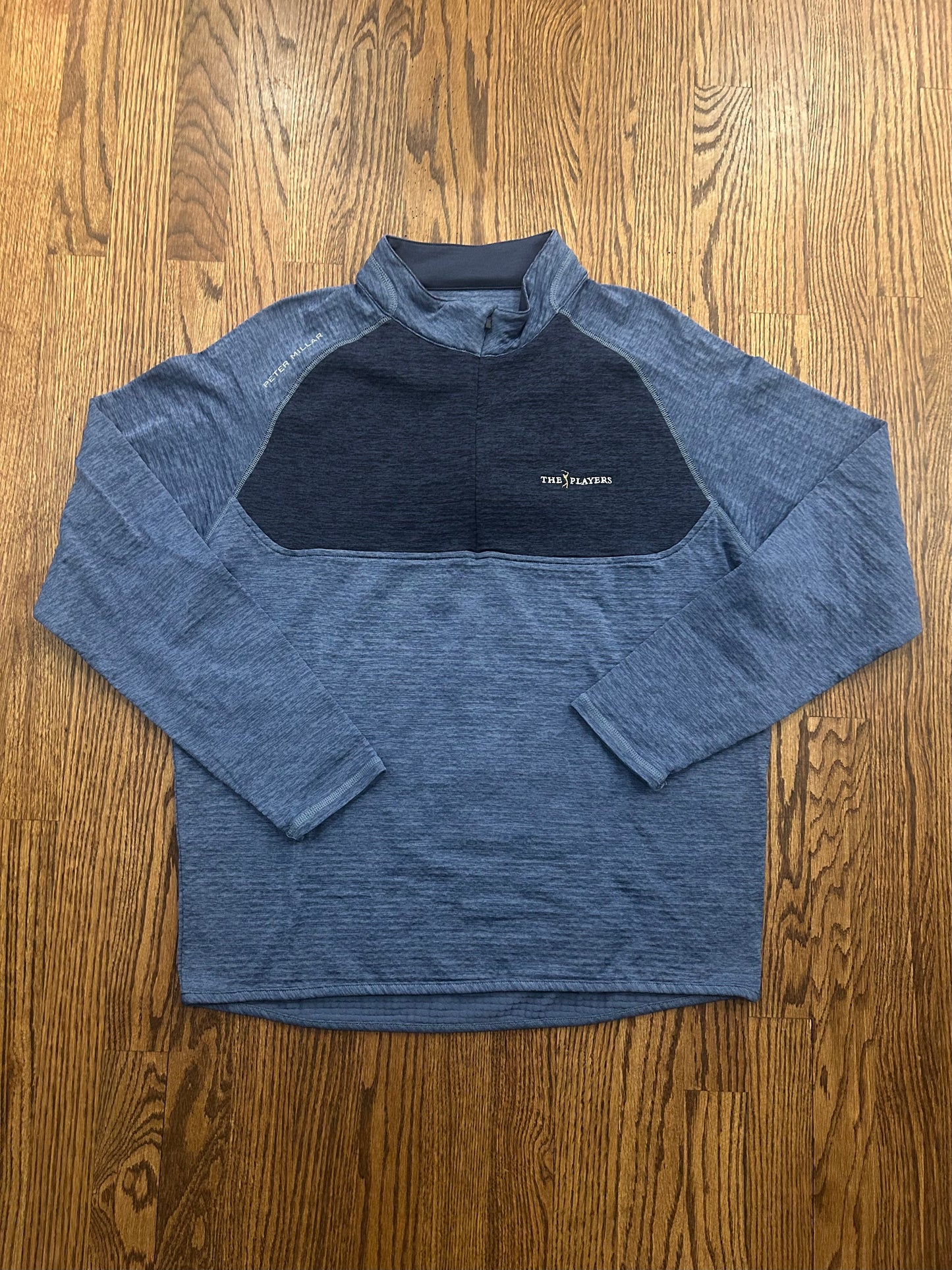 Men’s Large Blue Peter Millar The Players Championship Golf Quarter Zip