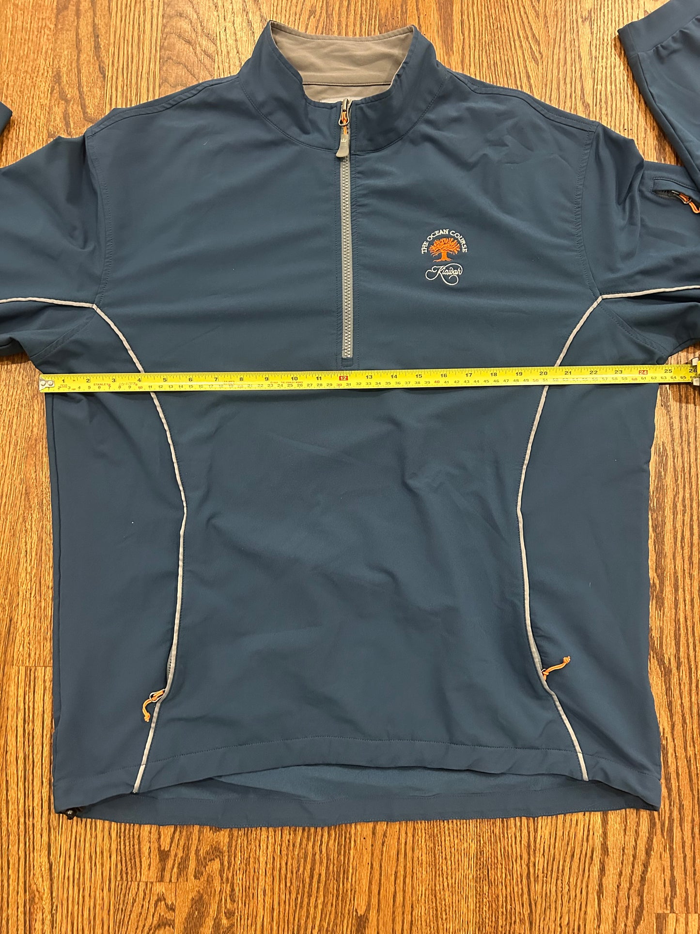 Men’s Large Peter Kiawah Quarter Zip Rain Jacket