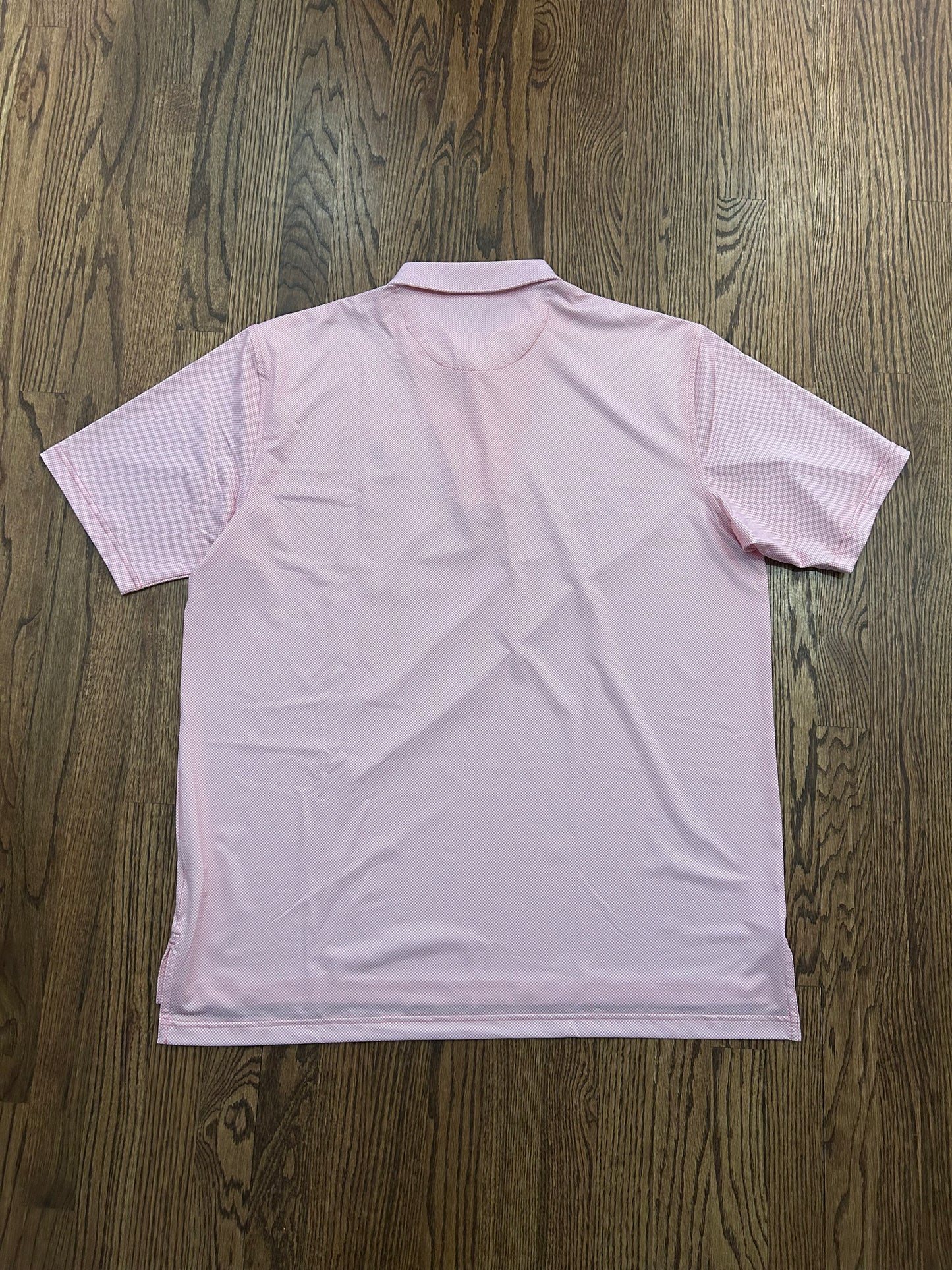 Men’s XL Masters Peter Millar Light Pink Performance Golf Polo