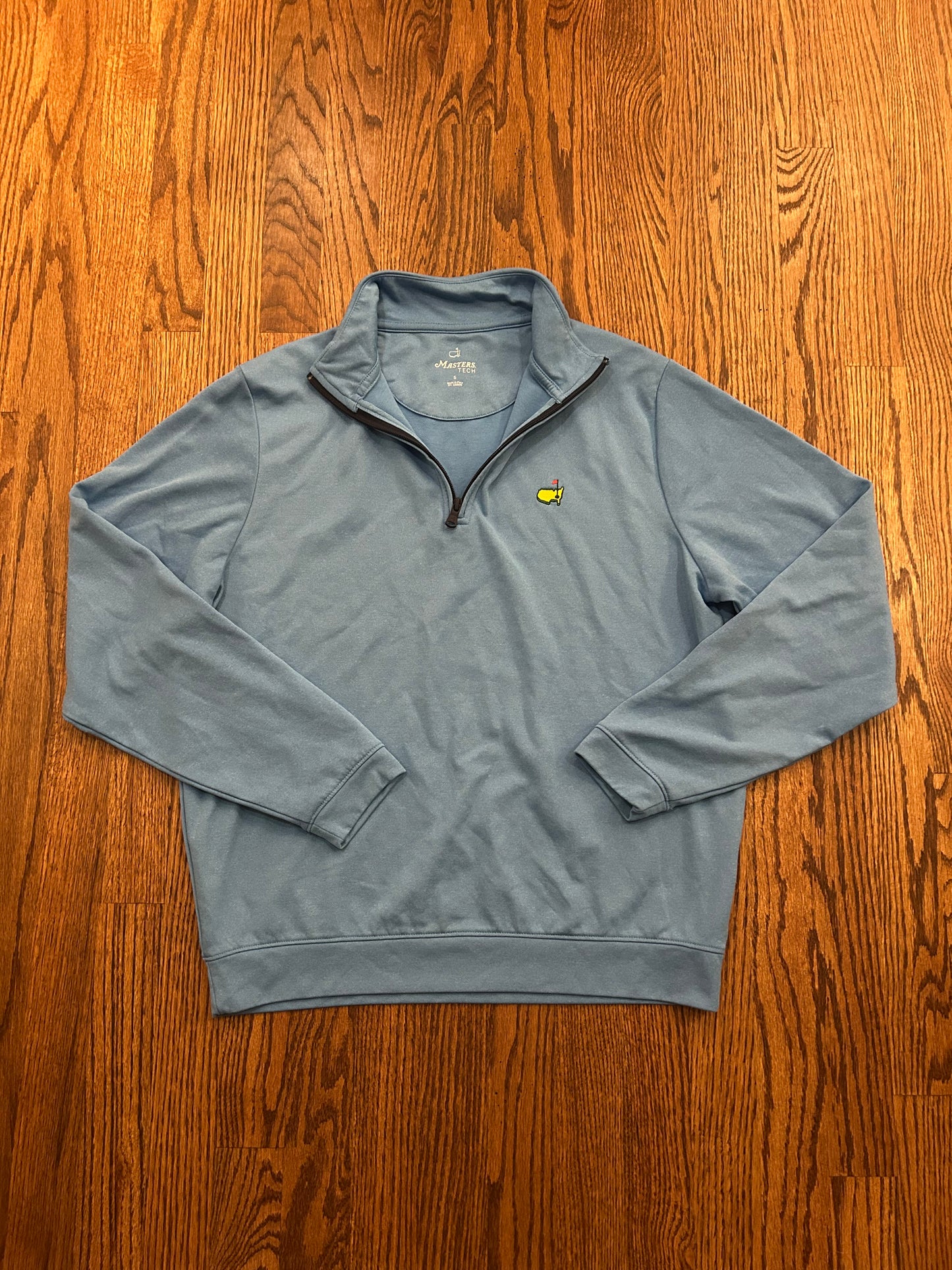 Men’s Small Masters Tech Quarter Zip Light Blue