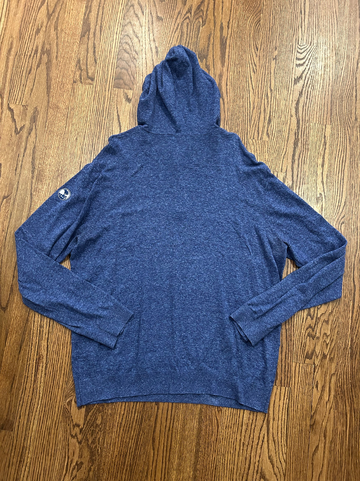 Peter Millar Pebble Beach Men’s XL Blue Golf Hoodie 80/20 Cotton Linen