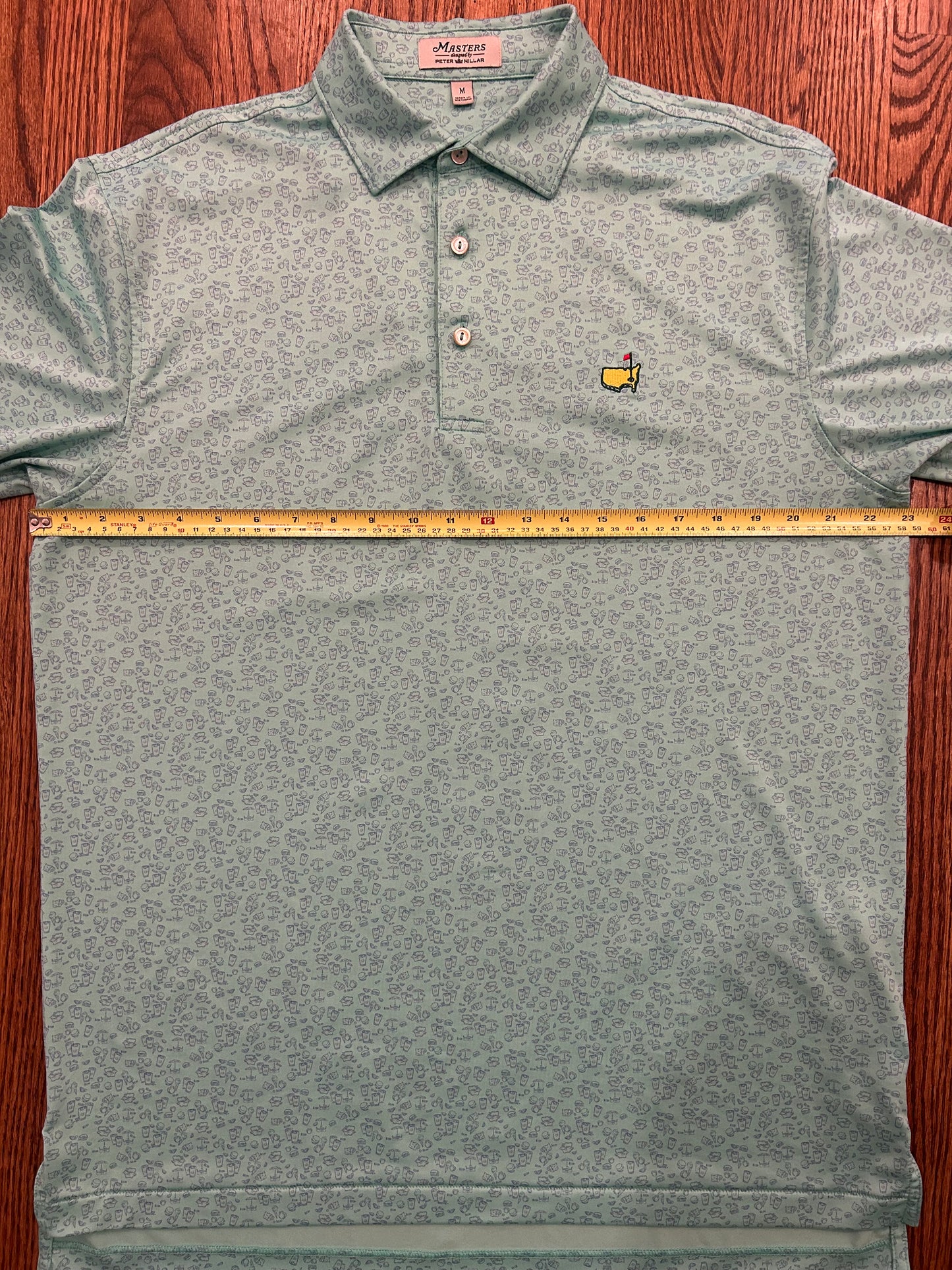 Men’s Medium Masters Peter Millar Performance Golf Polo