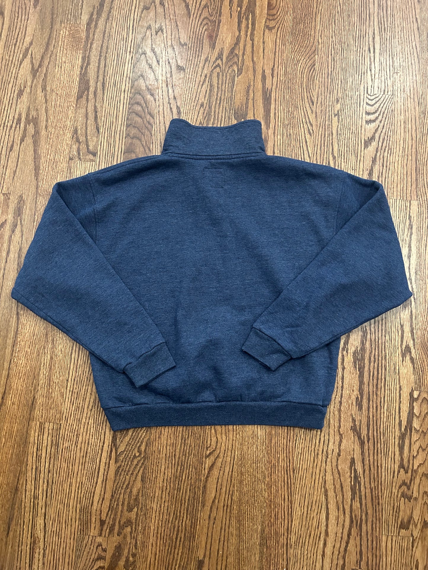 Women’s Medium Masters Crewneck Pullover Fleece Sweatshirt Navy Blue