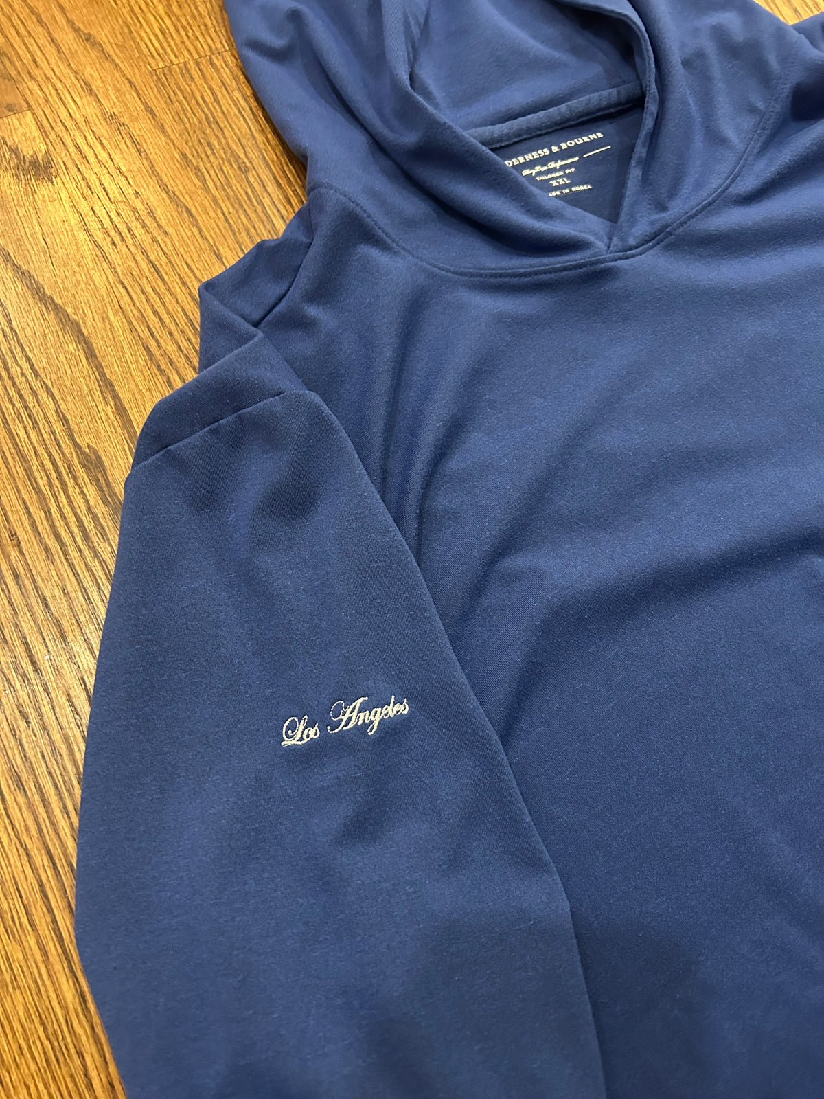 Men’s 2XL Holderness & Bourne Trump National Los Angeles Blue Golf Hoodie