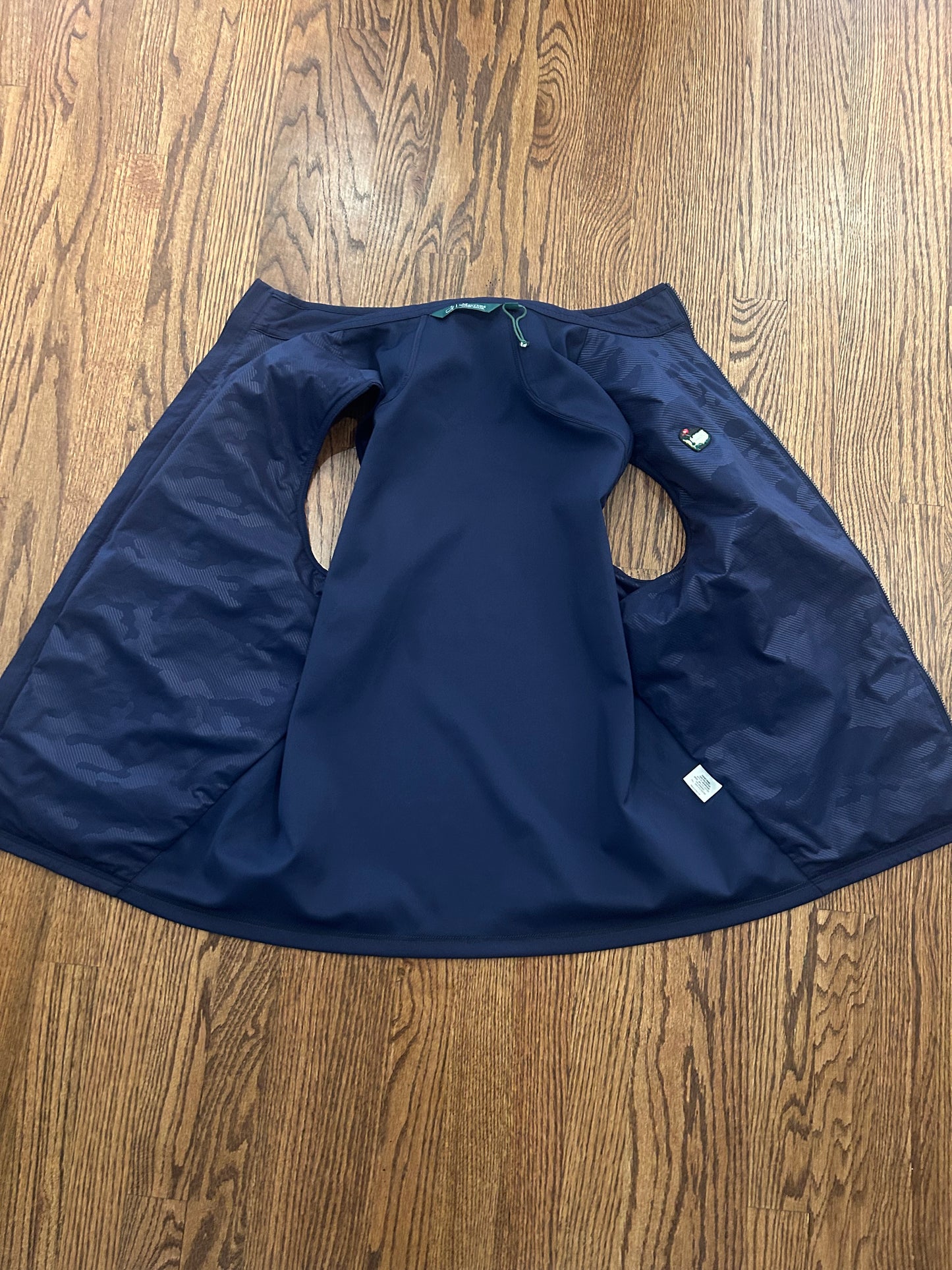 Men’s Medium Masters Peter Millar Navy Blue Full Zip Vest